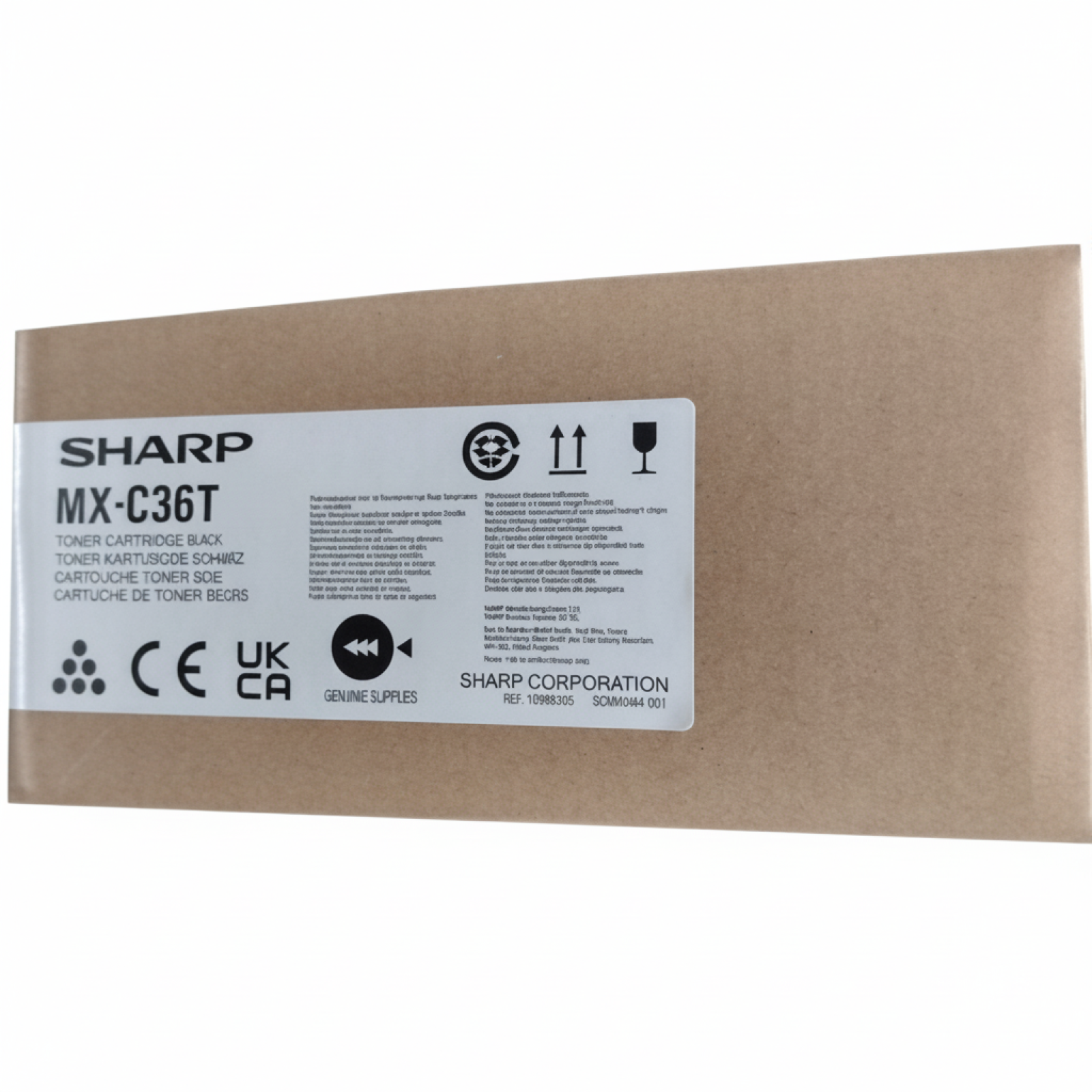 Original OEM Toner Sharp MX-C36TC (MXC36TC) (Cyan)