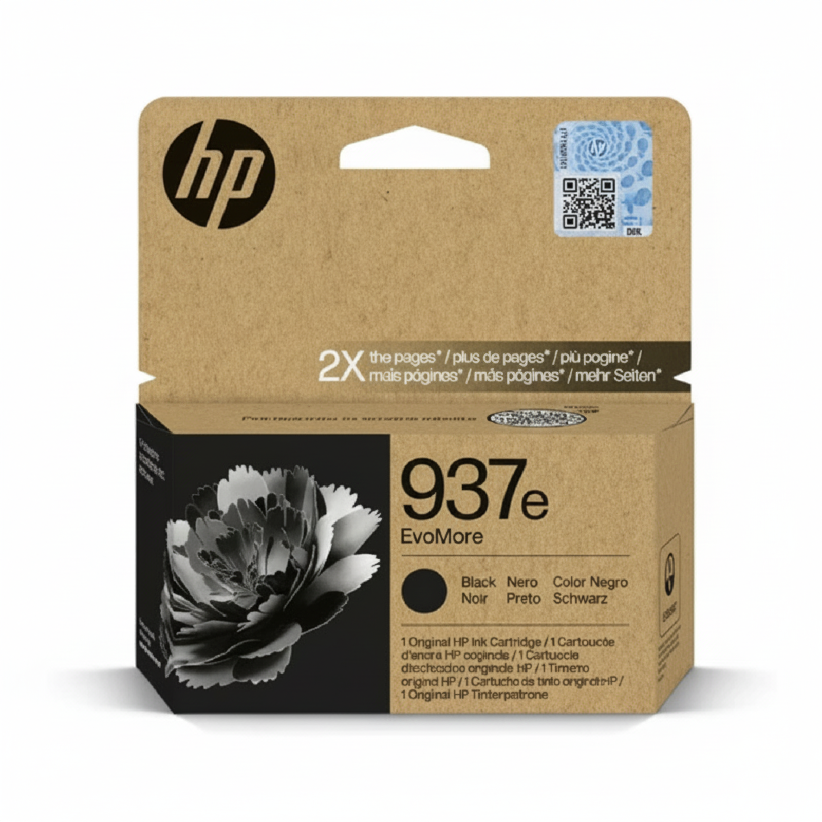 Original OEM Ink Cartridge HP 937e (4S6W9NE) (Black)
