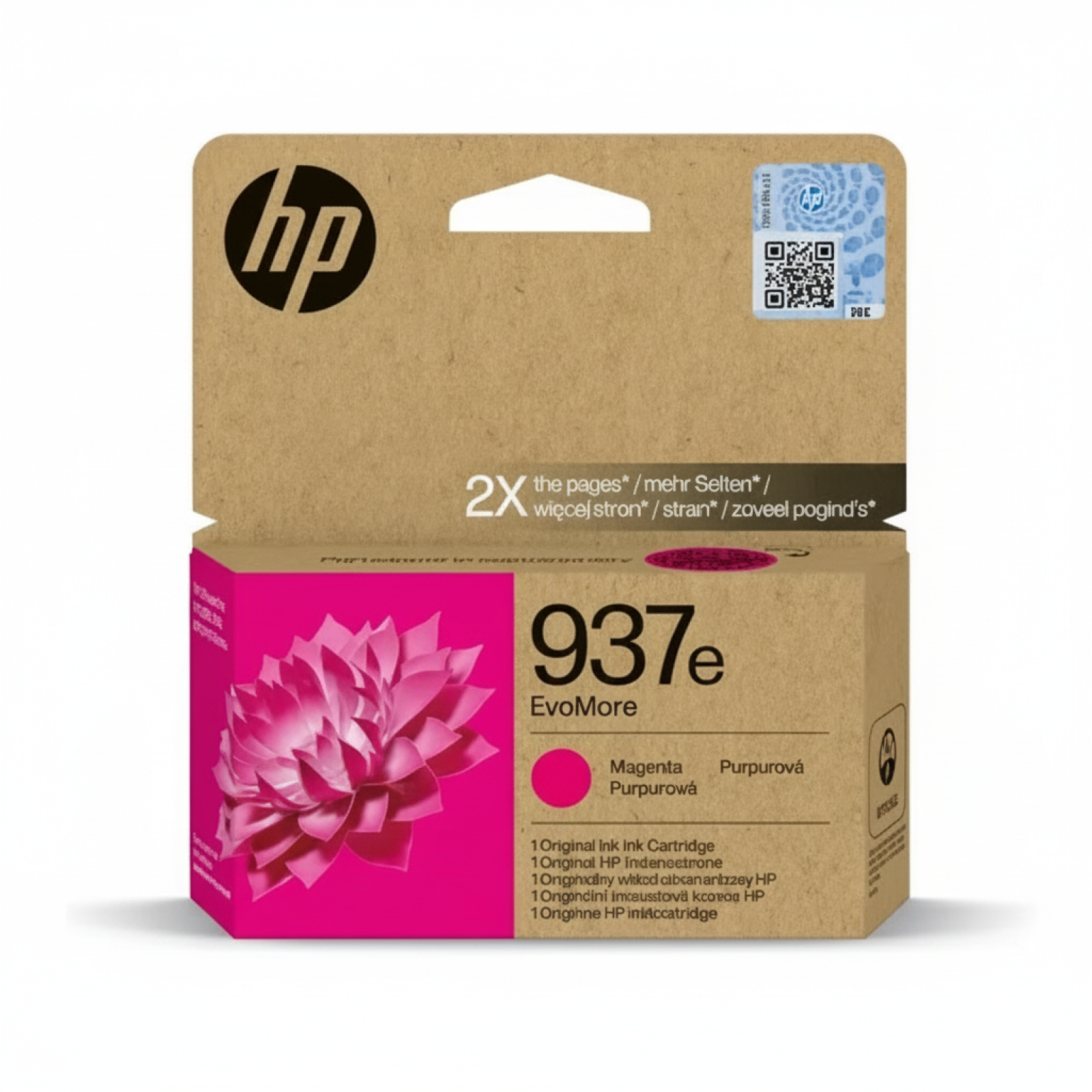 Original OEM Ink Cartridge HP 937e (4S6W7NE) (Magenta)