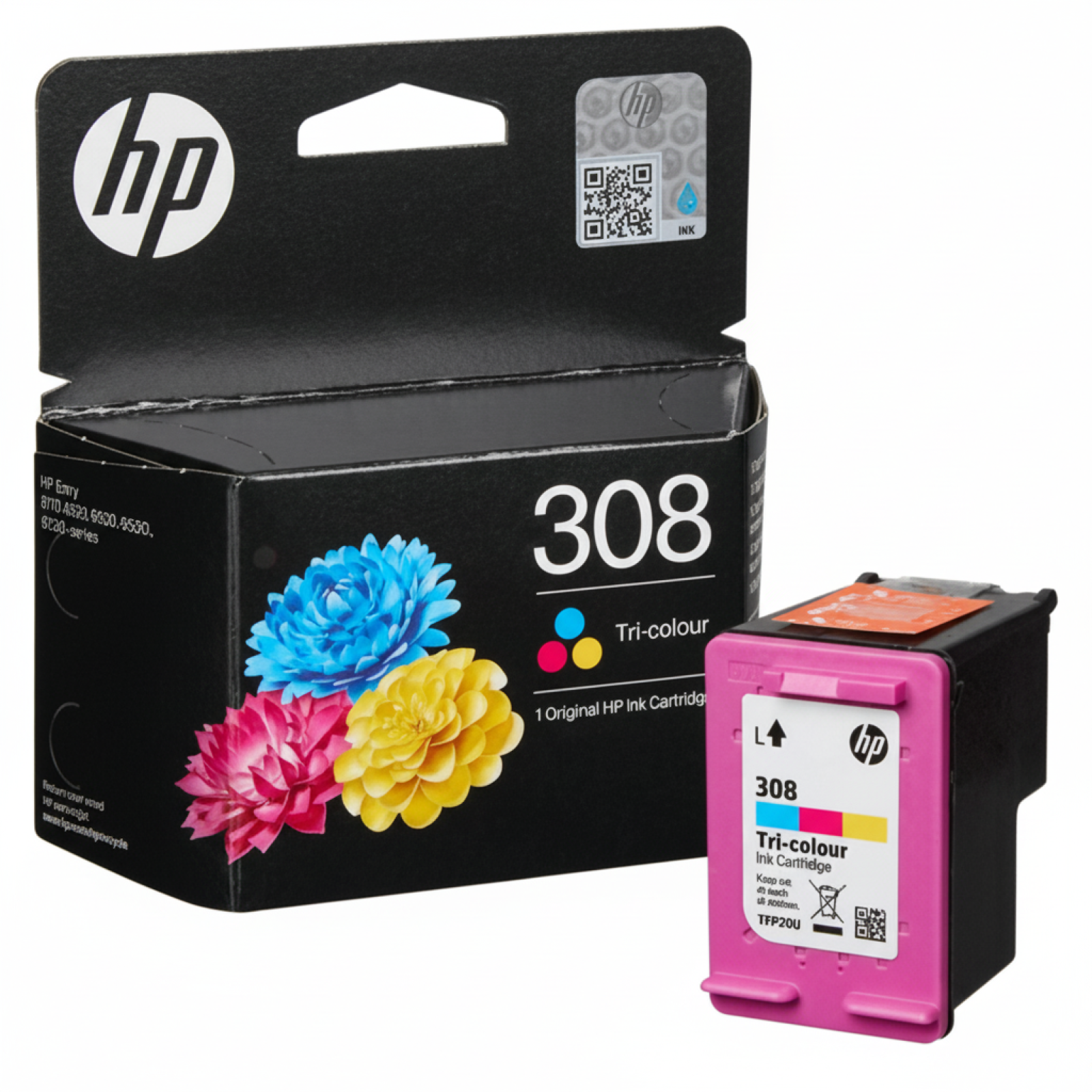 Original OEM Ink Cartridge HP 308 (7FP20UE) (Color)