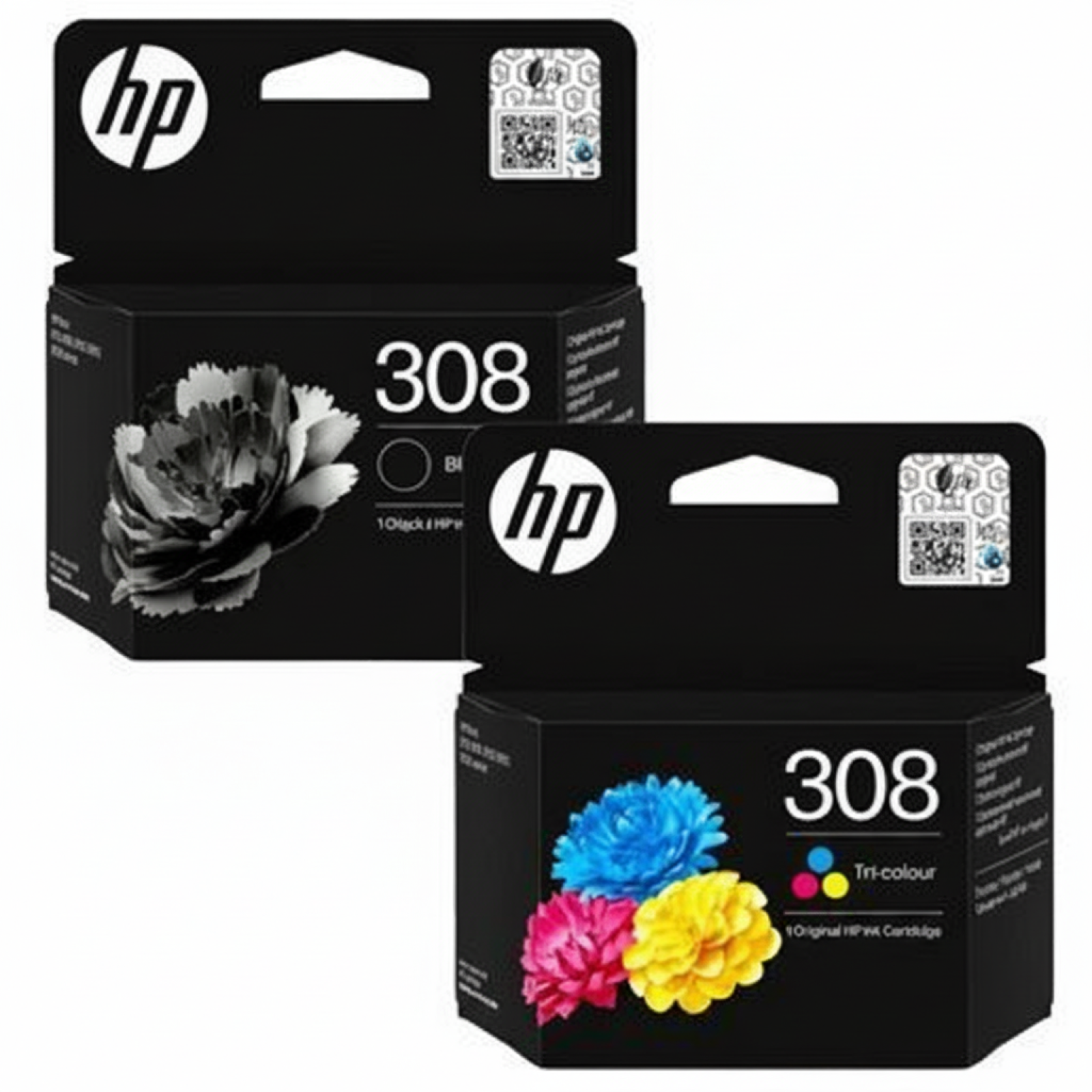 Original OEM Ink Cartridges HP 308BK + 308C (6L6S6UE) (multi pack)