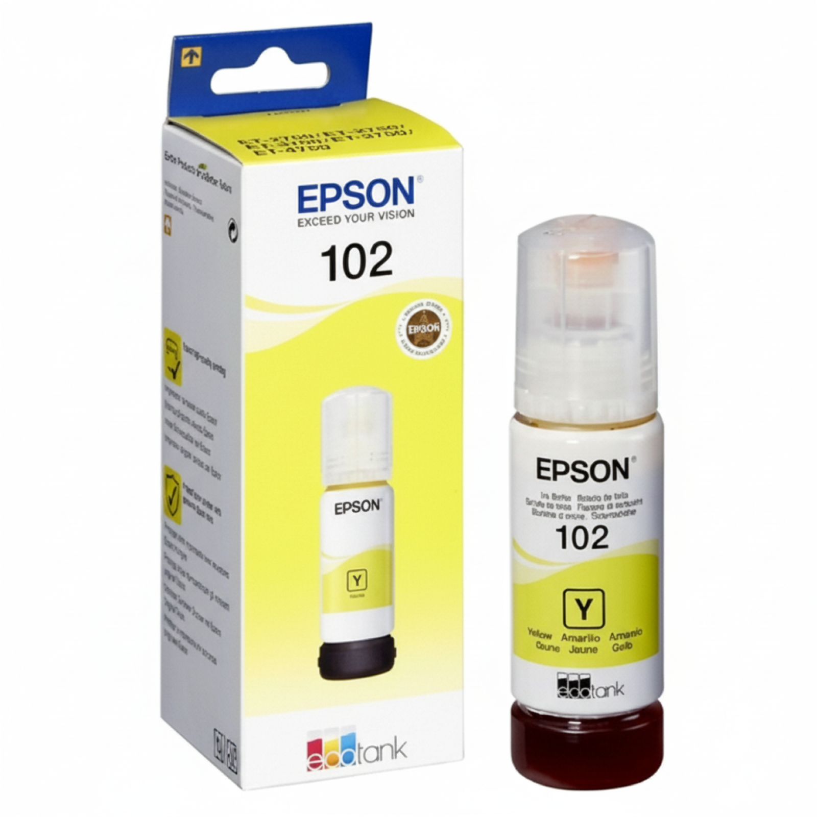 Original OEM Ink Cartridge Epson 102 (C13T03R440) (Yellow)