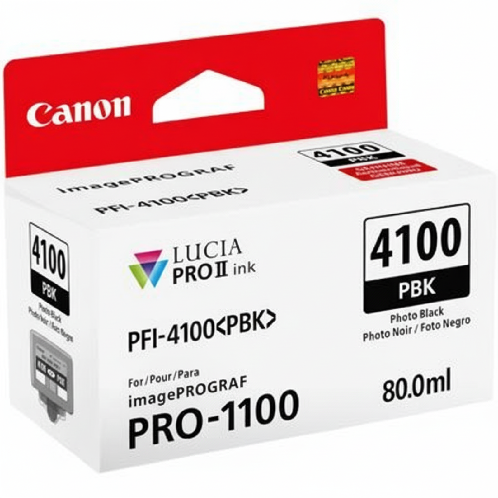 Original OEM Ink Cartridge Canon PFI-4100 PBK (6777C001) (Black Photo)