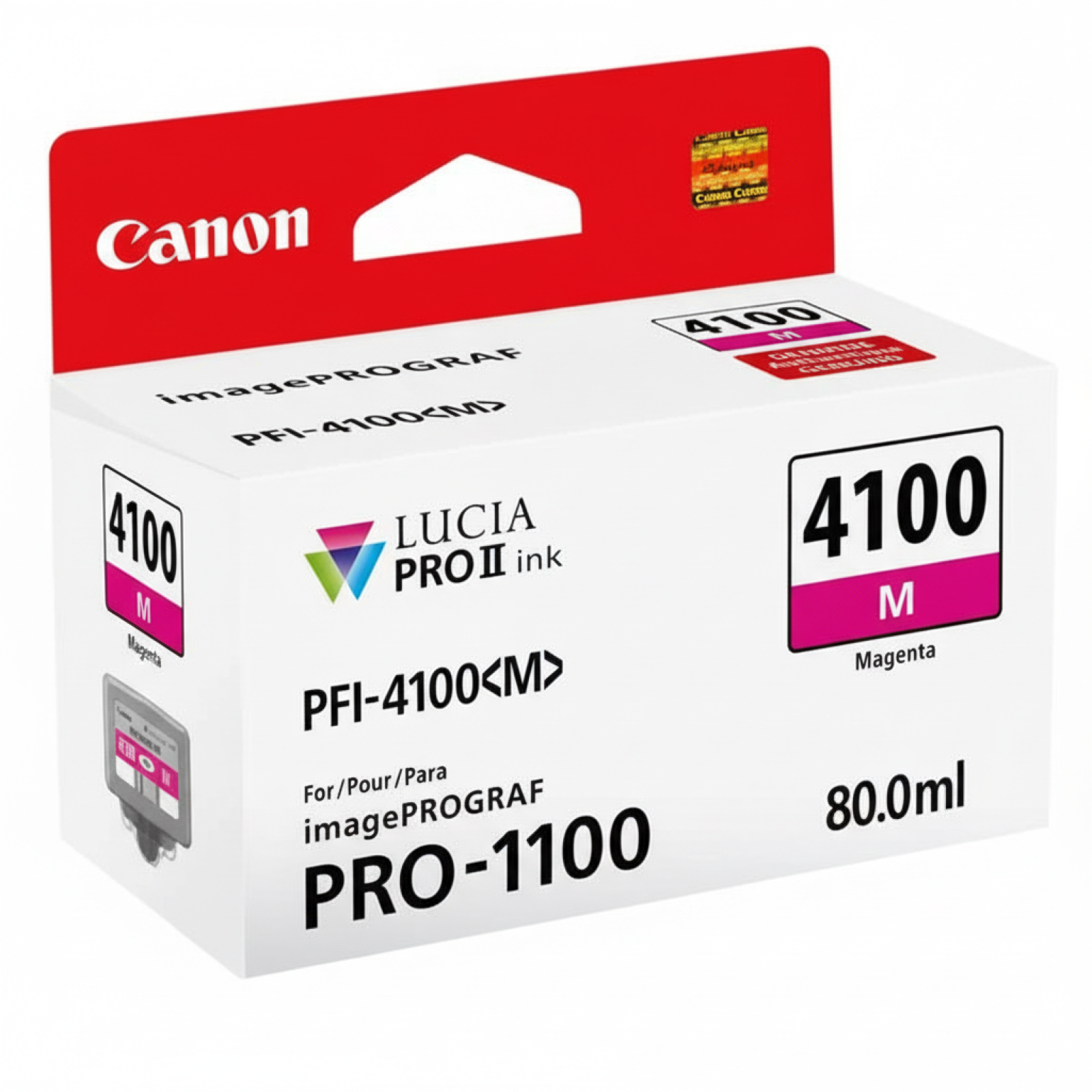 Original OEM Ink Cartridge Canon PFI-4100 M (6779C001) (Magenta)
