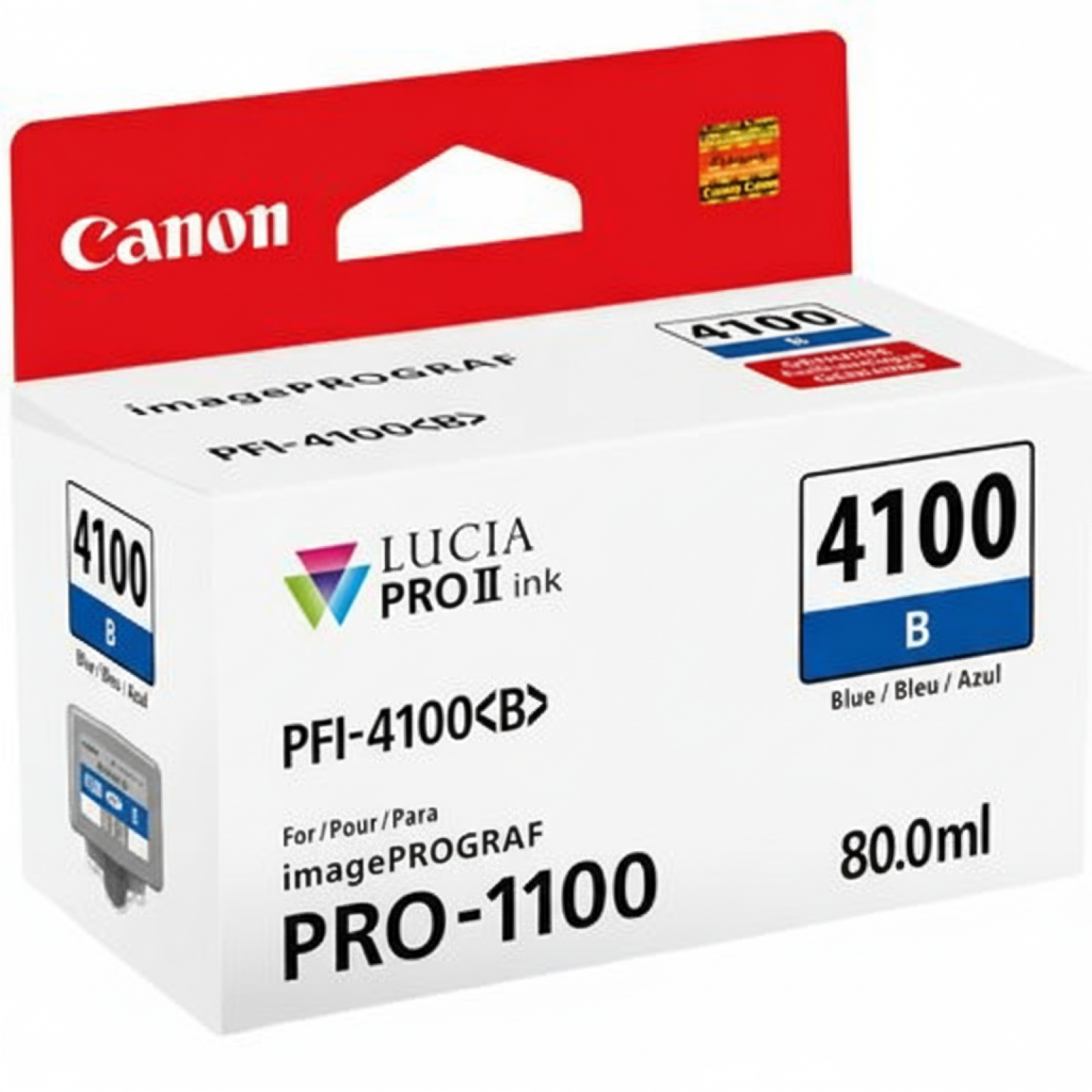 Original OEM Ink Cartridge Canon PFI-4100 B (6786C001) (Blue)