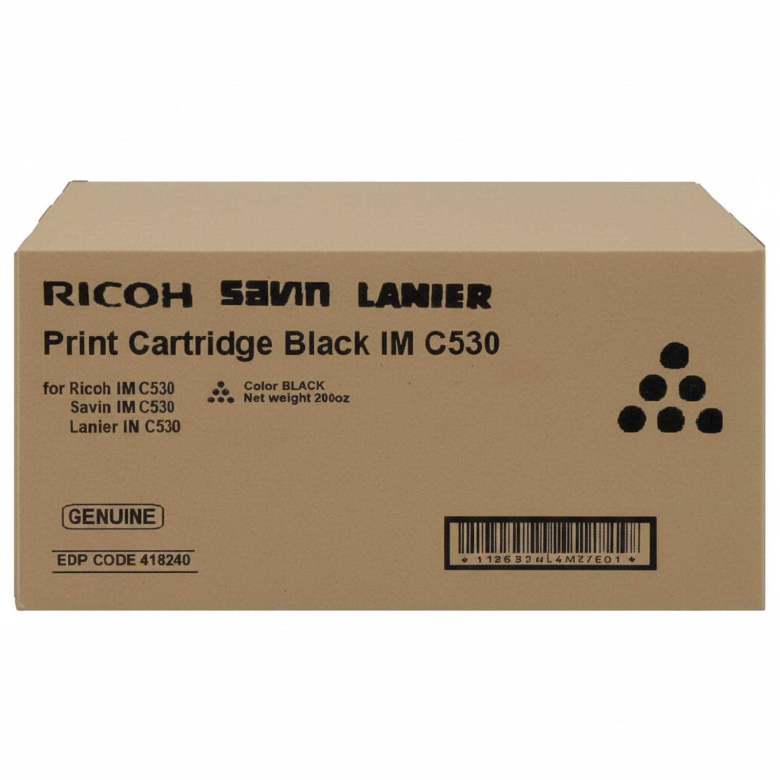 Original OEM Toner Ricoh IM C530 (418240) (Black)