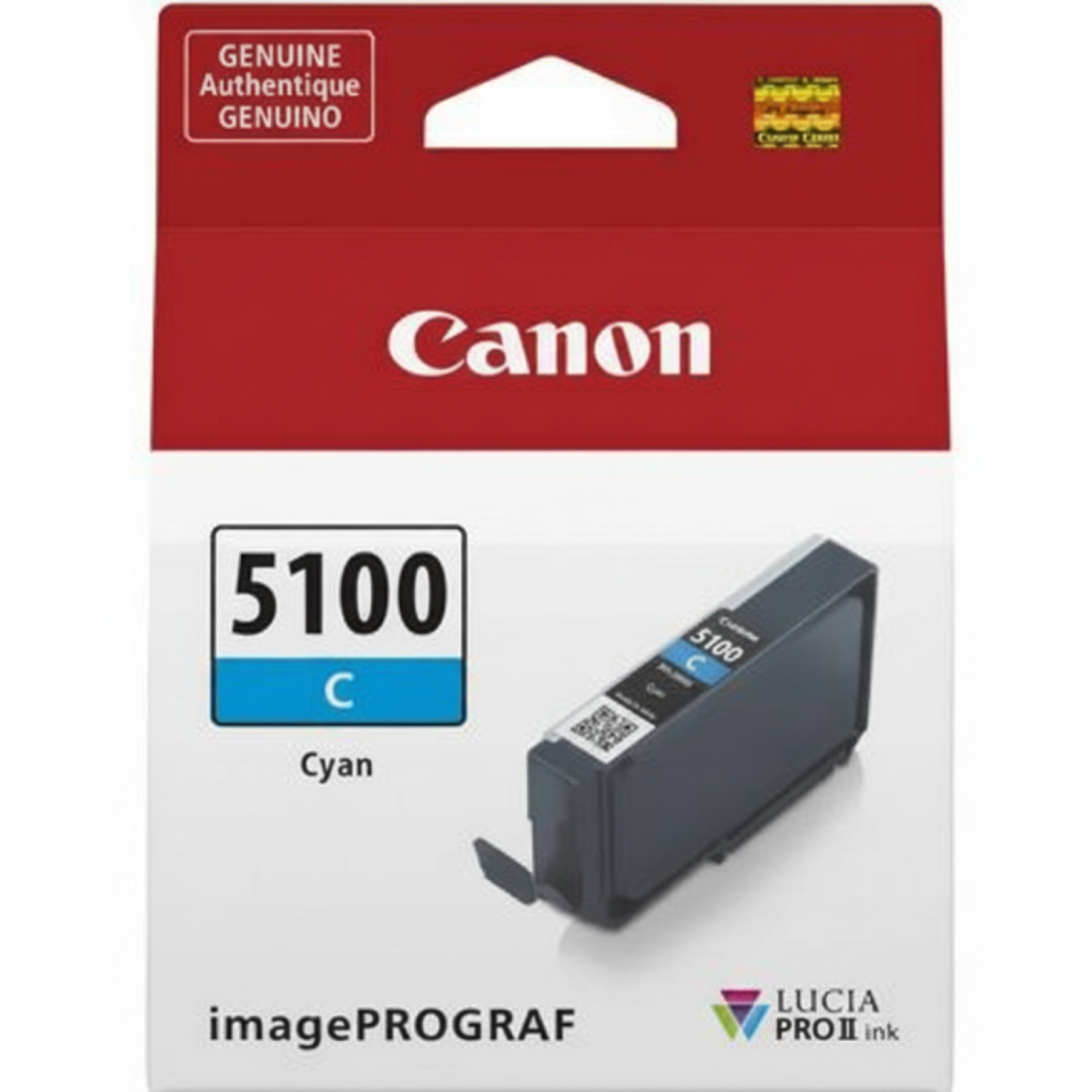 Original OEM Ink Cartridge Canon PFI-5100 C (6953C001) (Cyan)