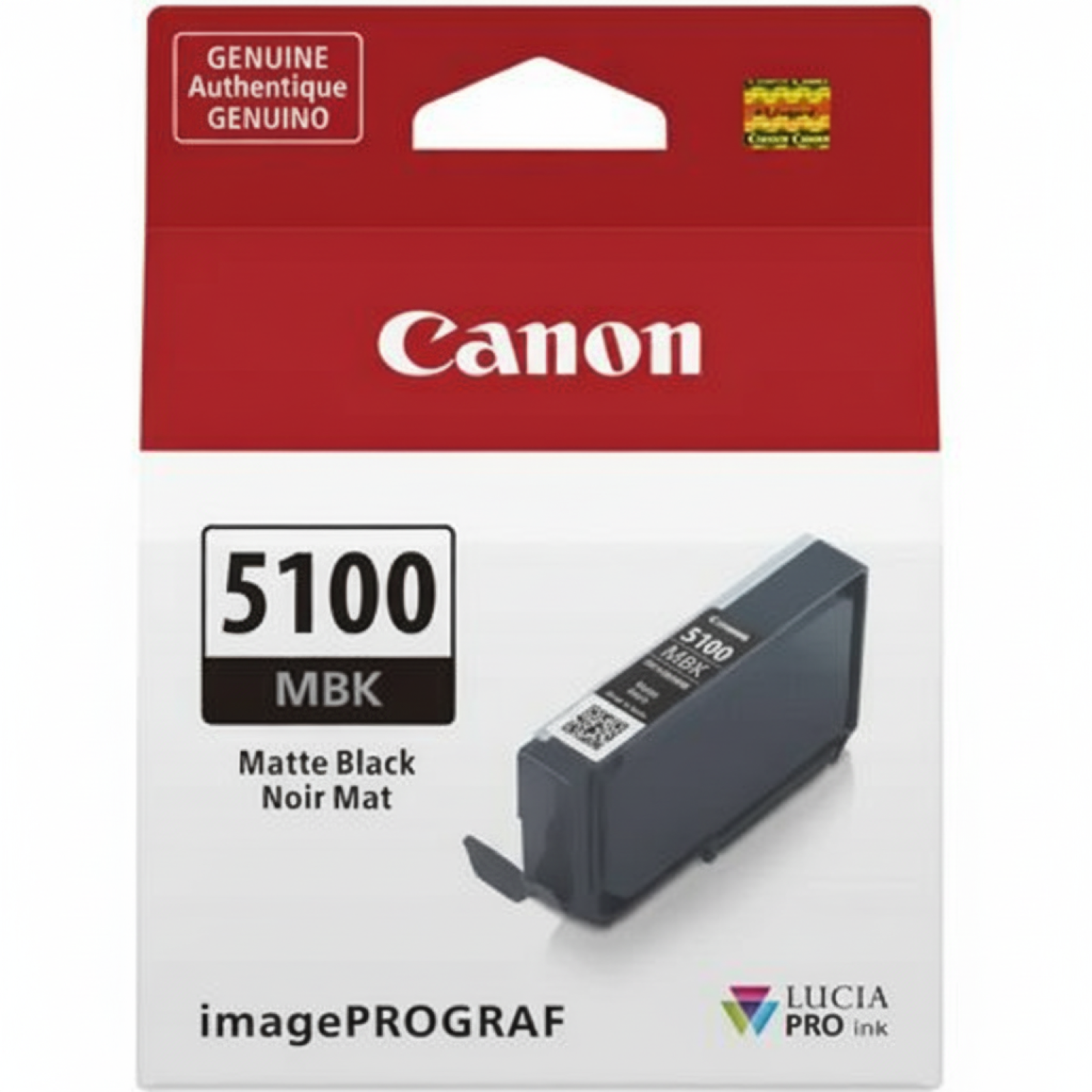 Original OEM Ink Cartridge Canon PFI-5100 MBK (6951C001) (Matte black)