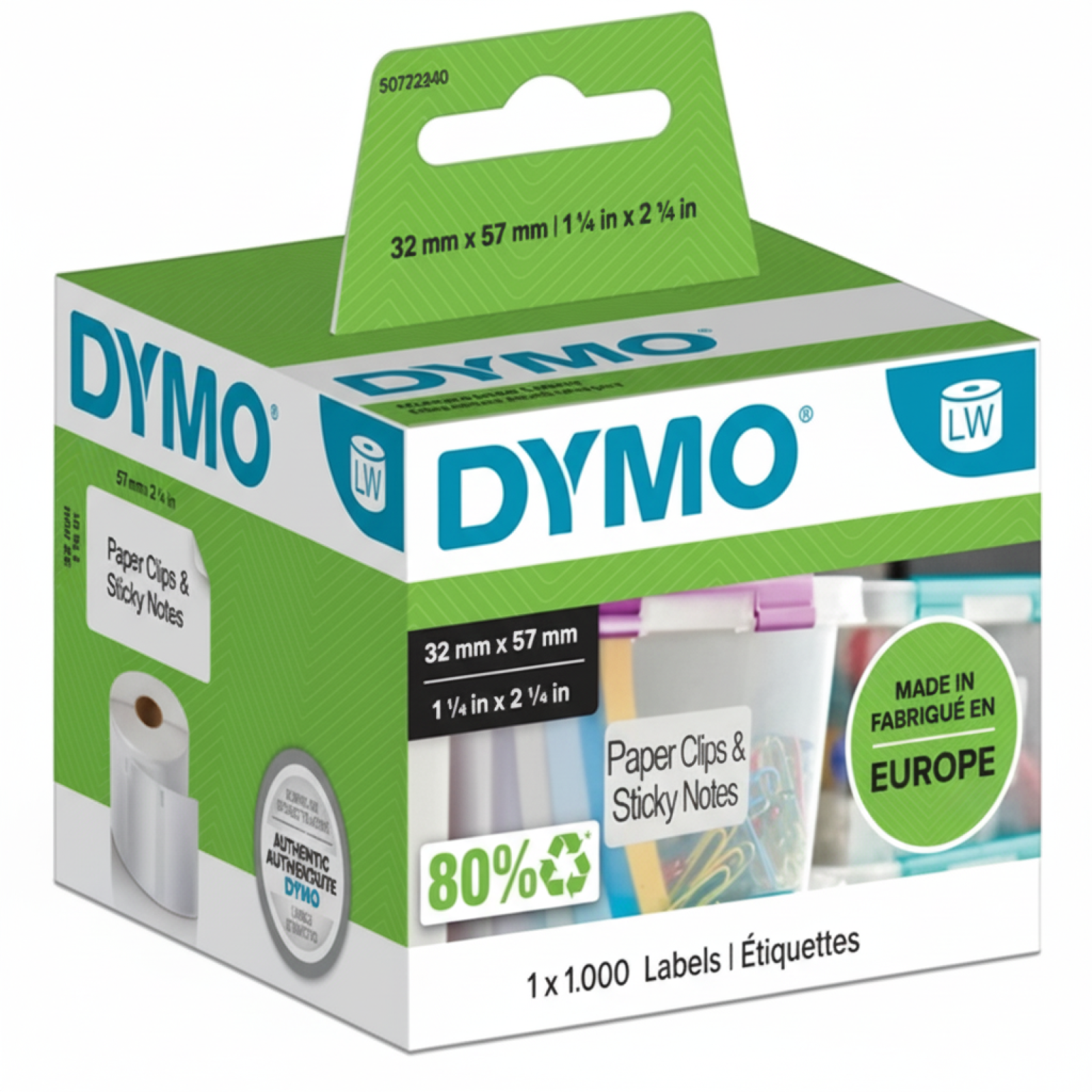 Original OEM Label DYMO LW-11354 (LW11354) (White)
