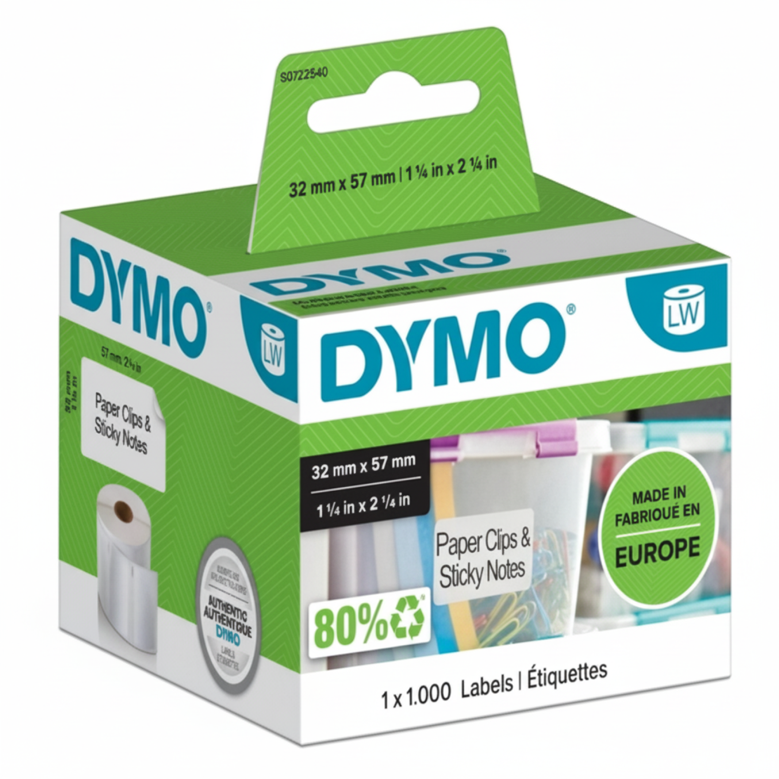 Original OEM Label DYMO LW-VP12-11354 (LWVP1211354) (White)