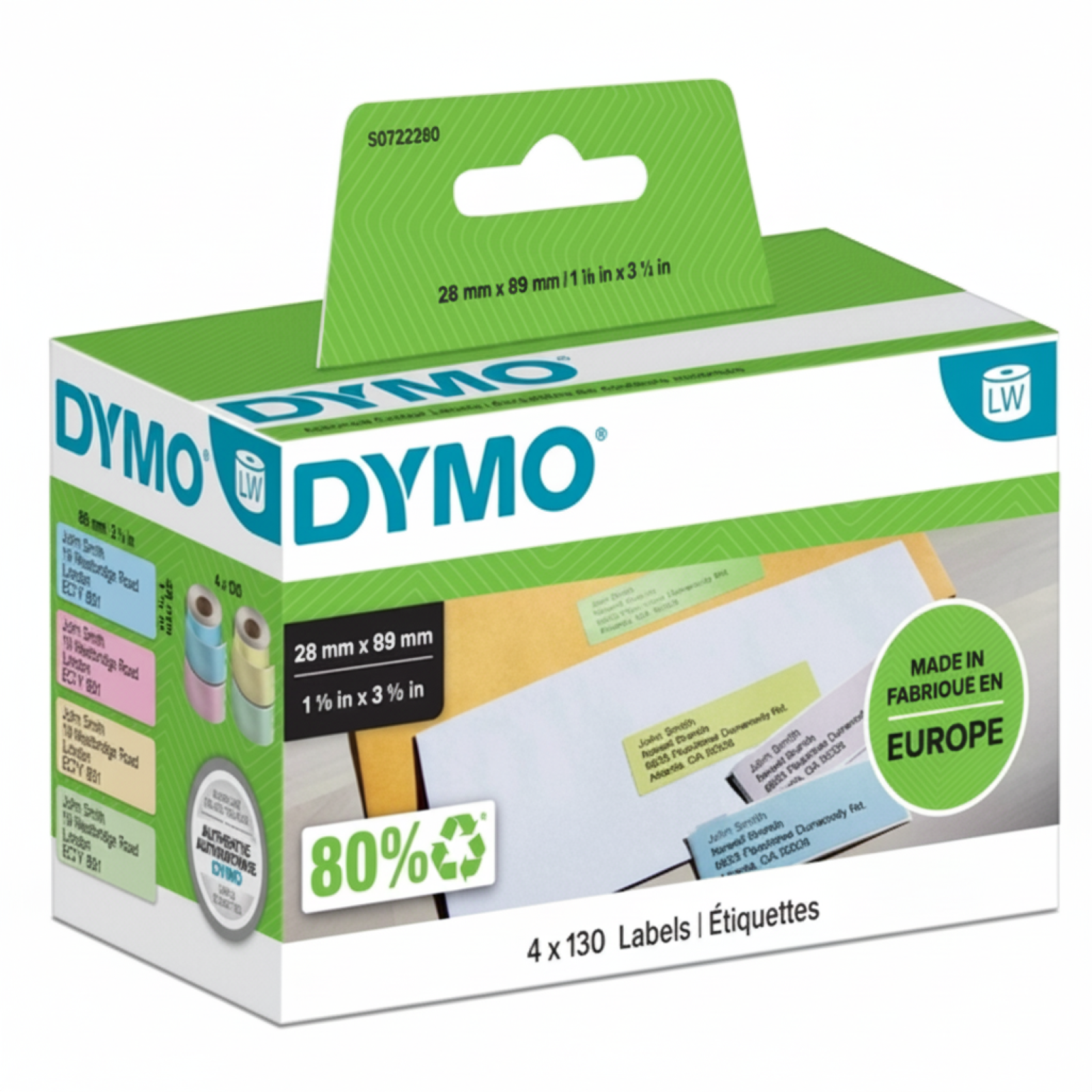 Original OEM Label DYMO LW-99011 (LW99011) (Color)