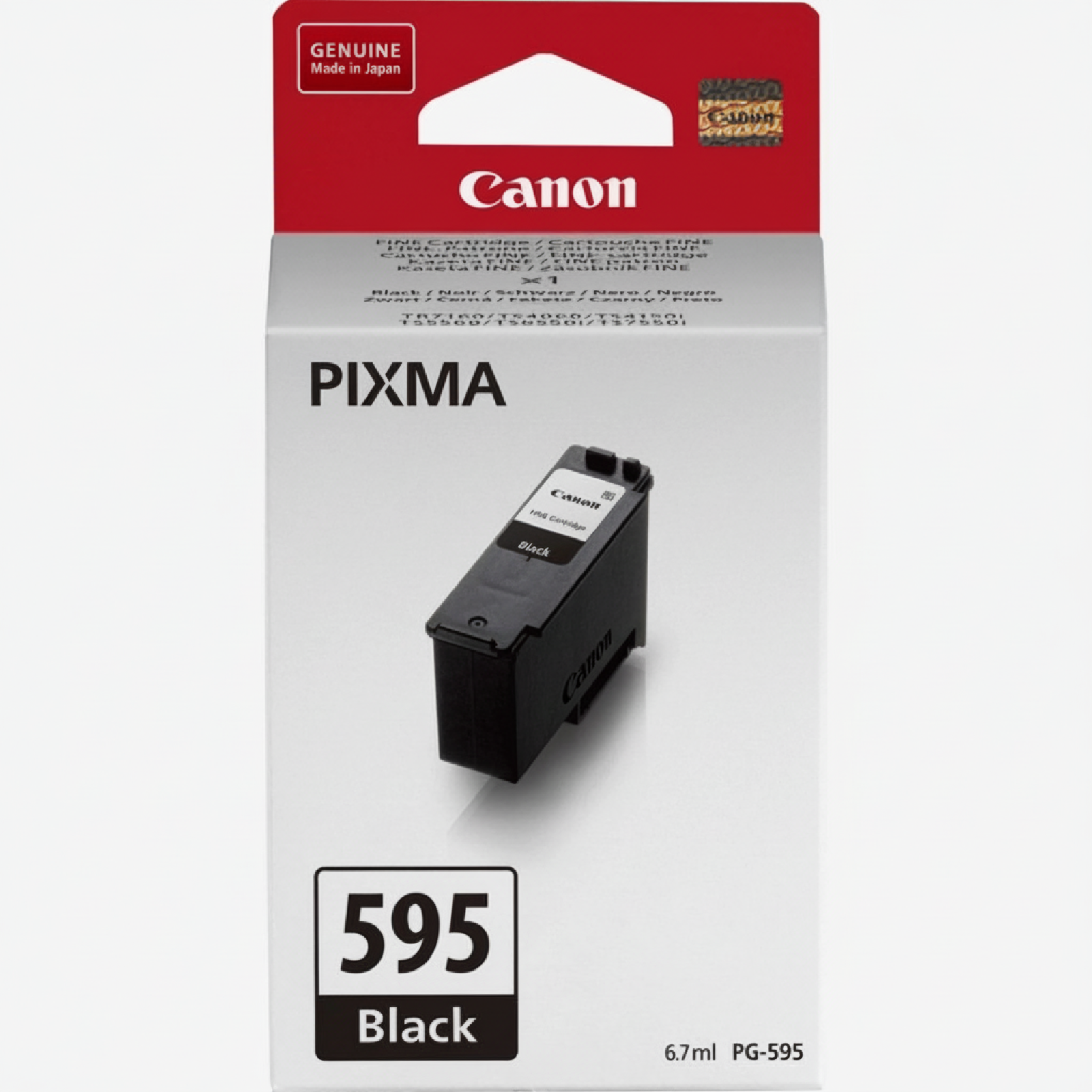 Original OEM Ink Cartridge Canon PG-595 (7171C001) (Black)