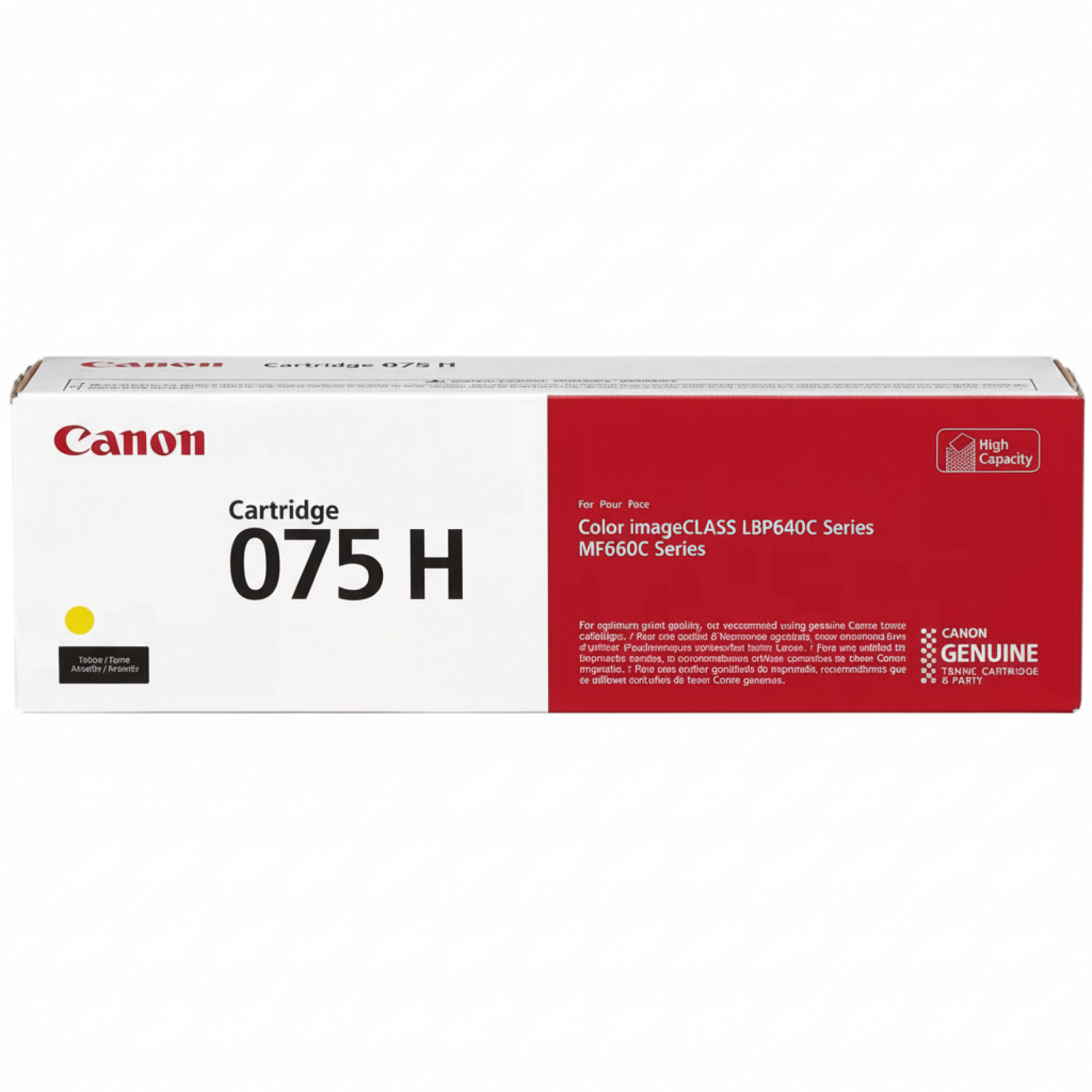 Original OEM Toner Canon CRG-075H (6366C002) (Yellow)
