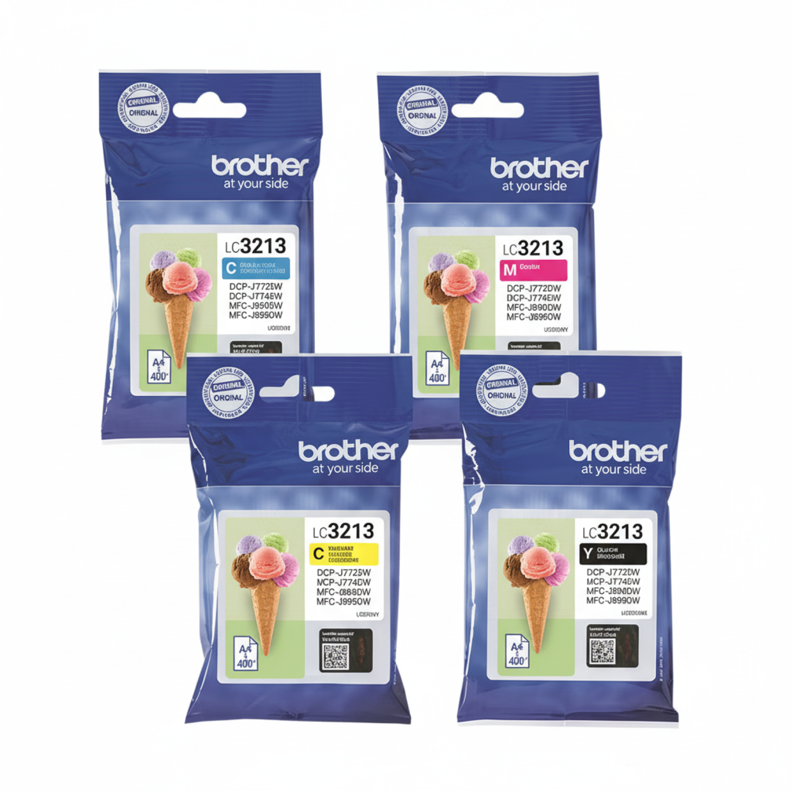 Original OEM Ink Cartridges Brother LC-3213 CMYK (LC-3213VAL) (multi pack)