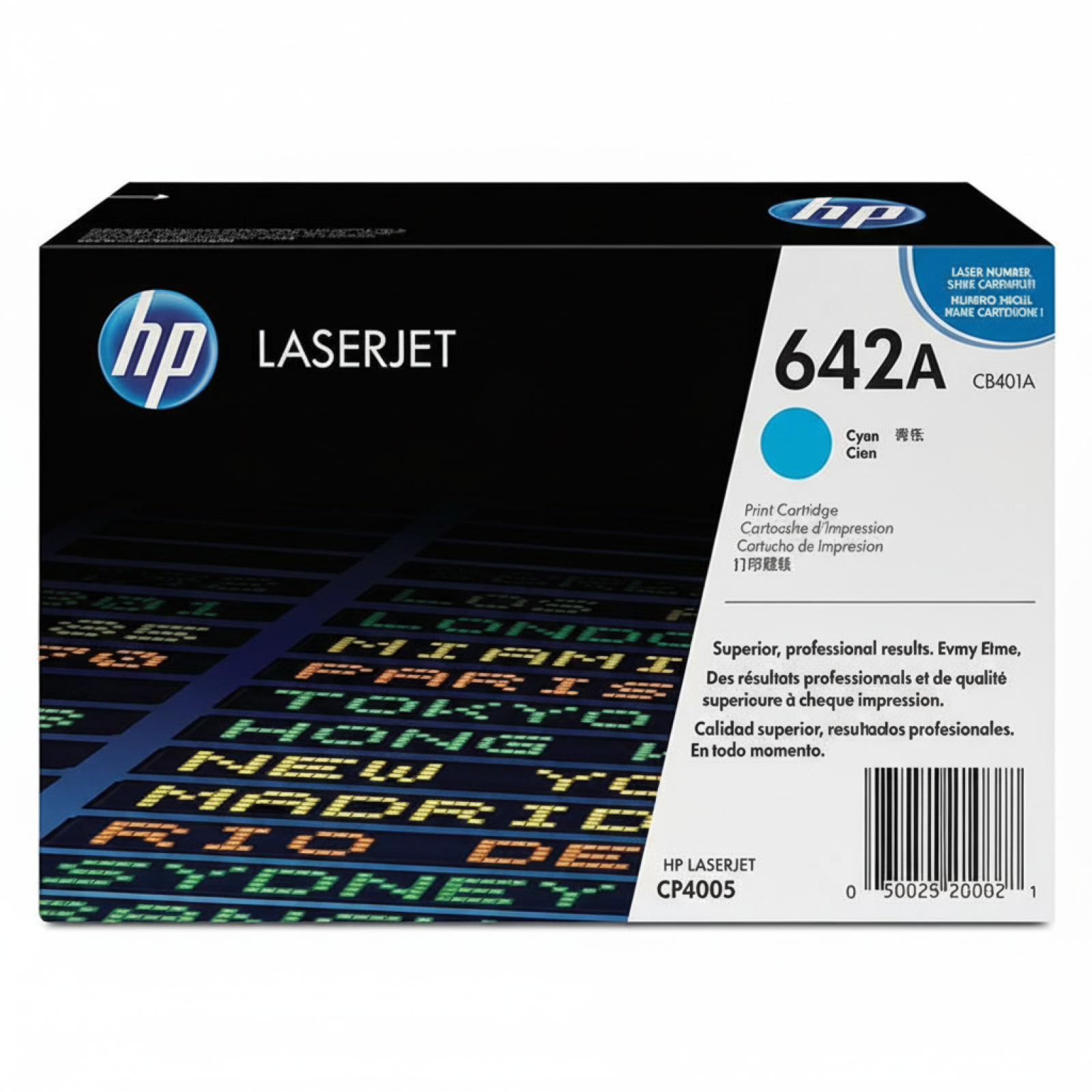Original OEM Toner HP 642A (CB401A) (Cyan)