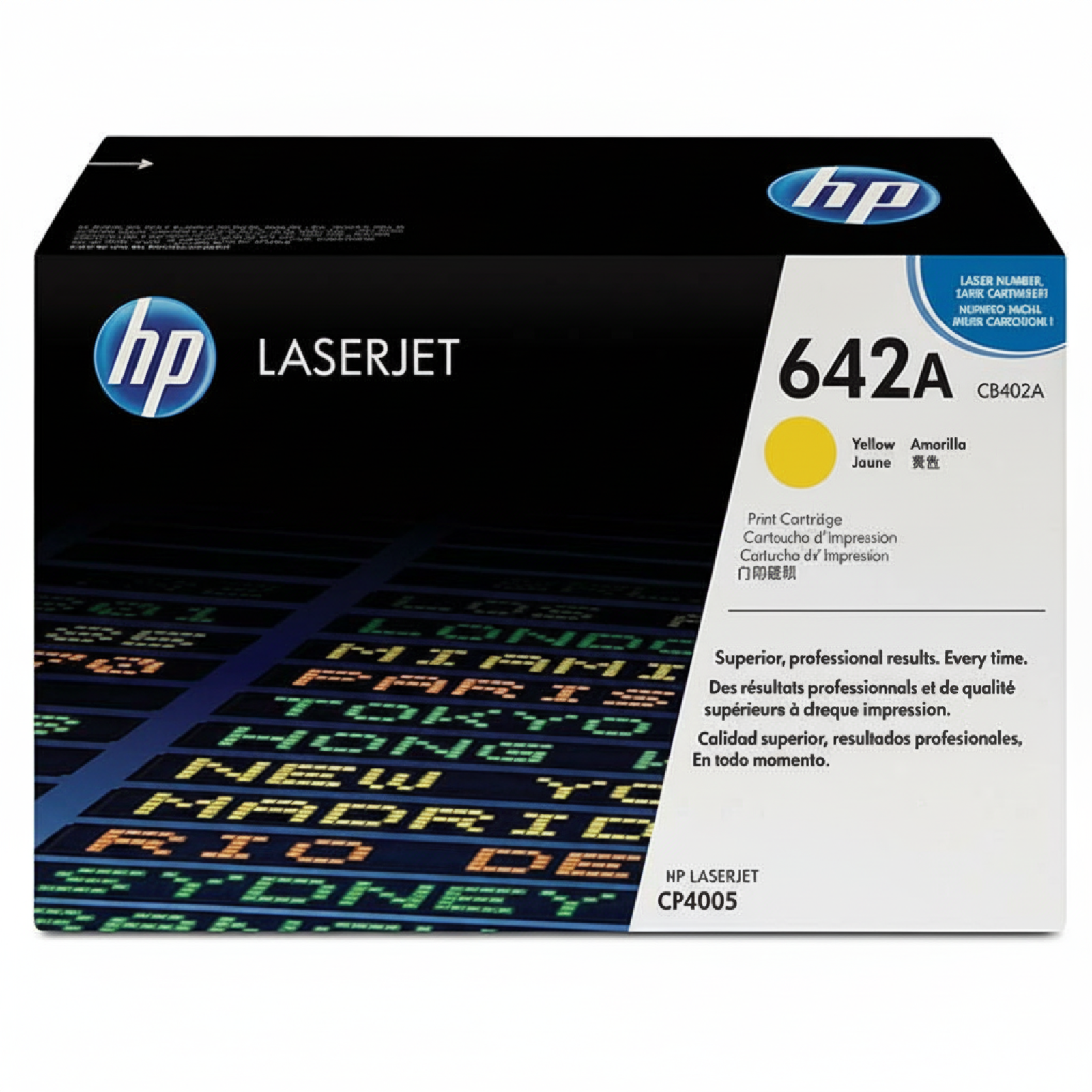 Original OEM Toner HP 642A (CB402A) (Yellow)