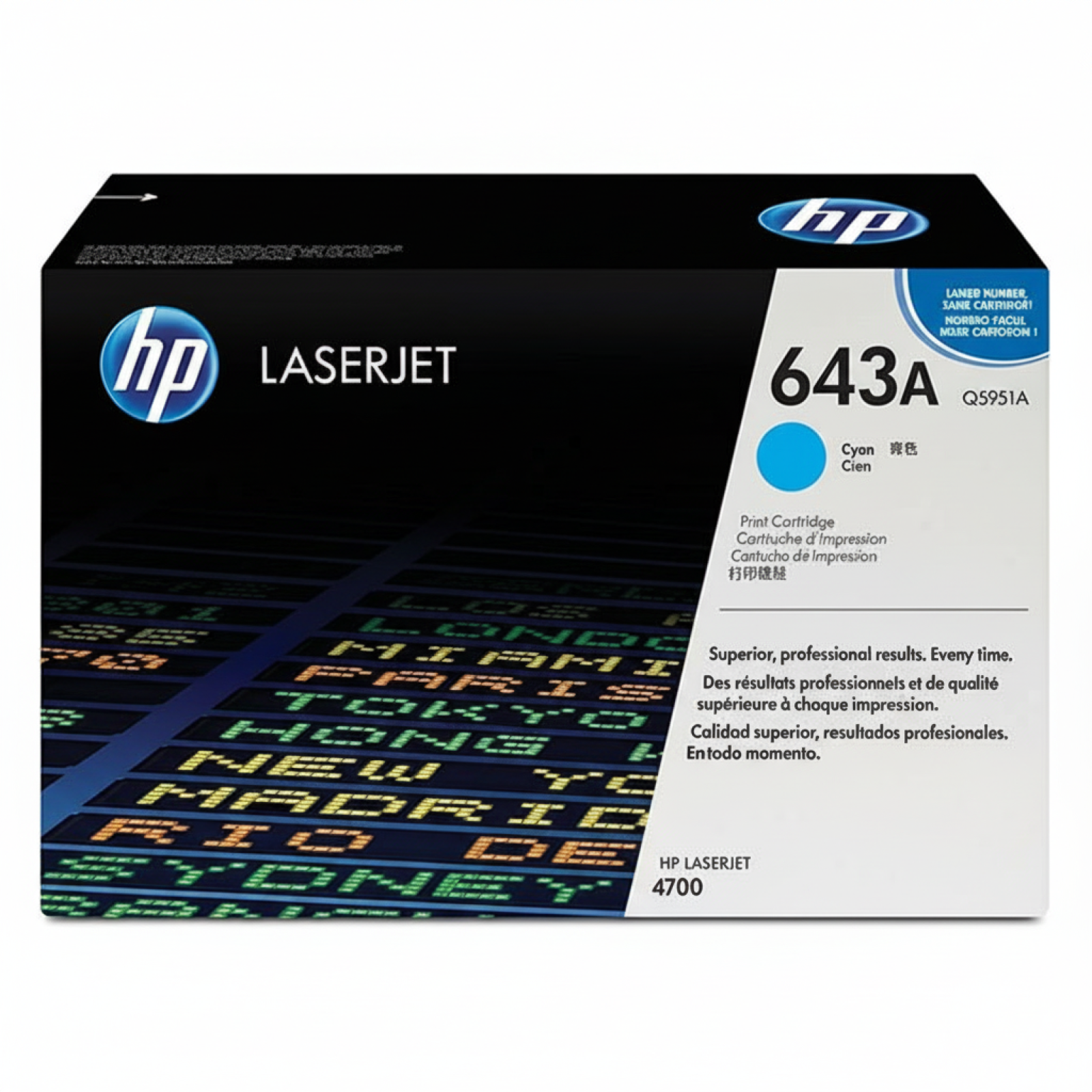 Original OEM Toner HP 643A (Q5951A) (Cyan)
