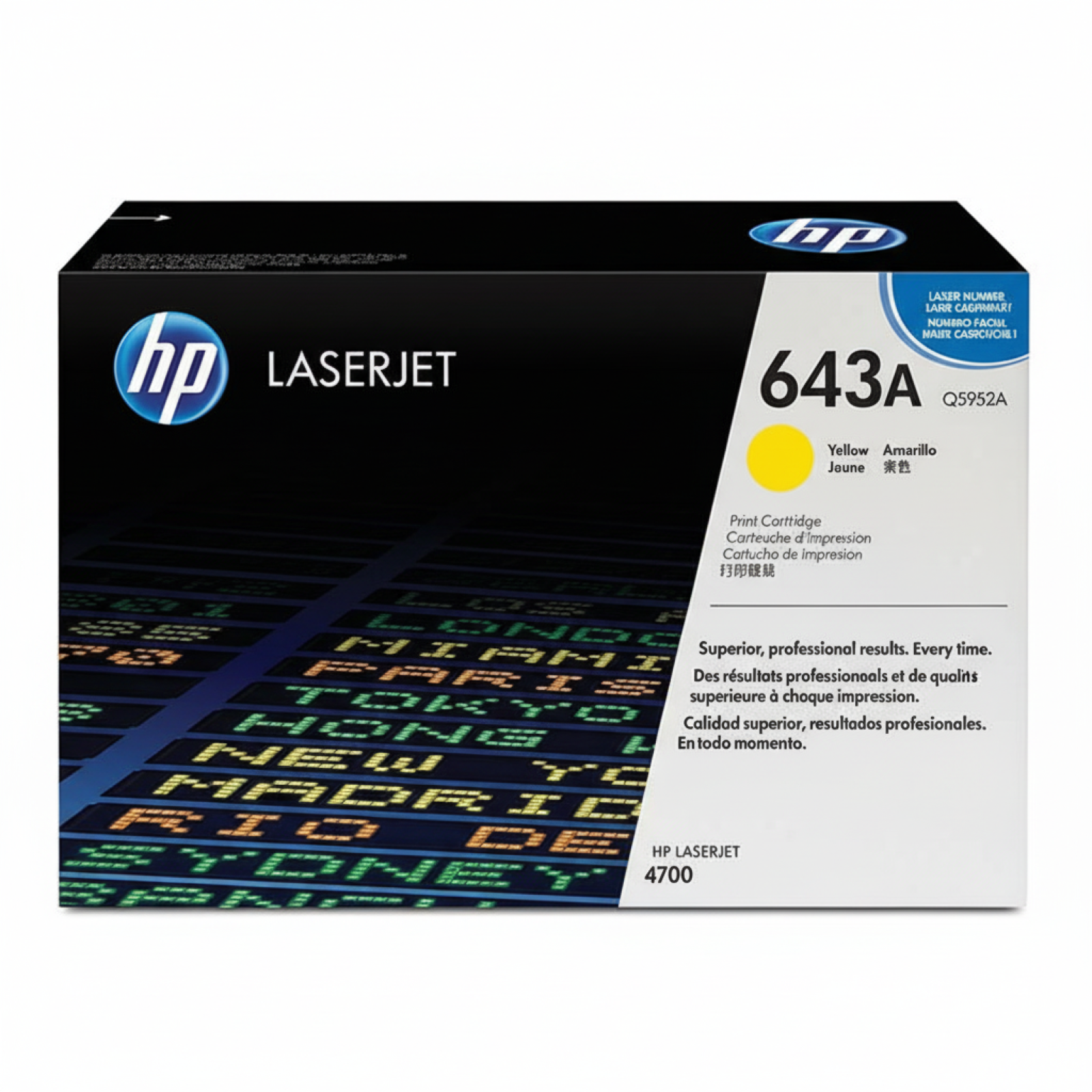 Original OEM Toner HP 643A (Q5952A) (Yellow)