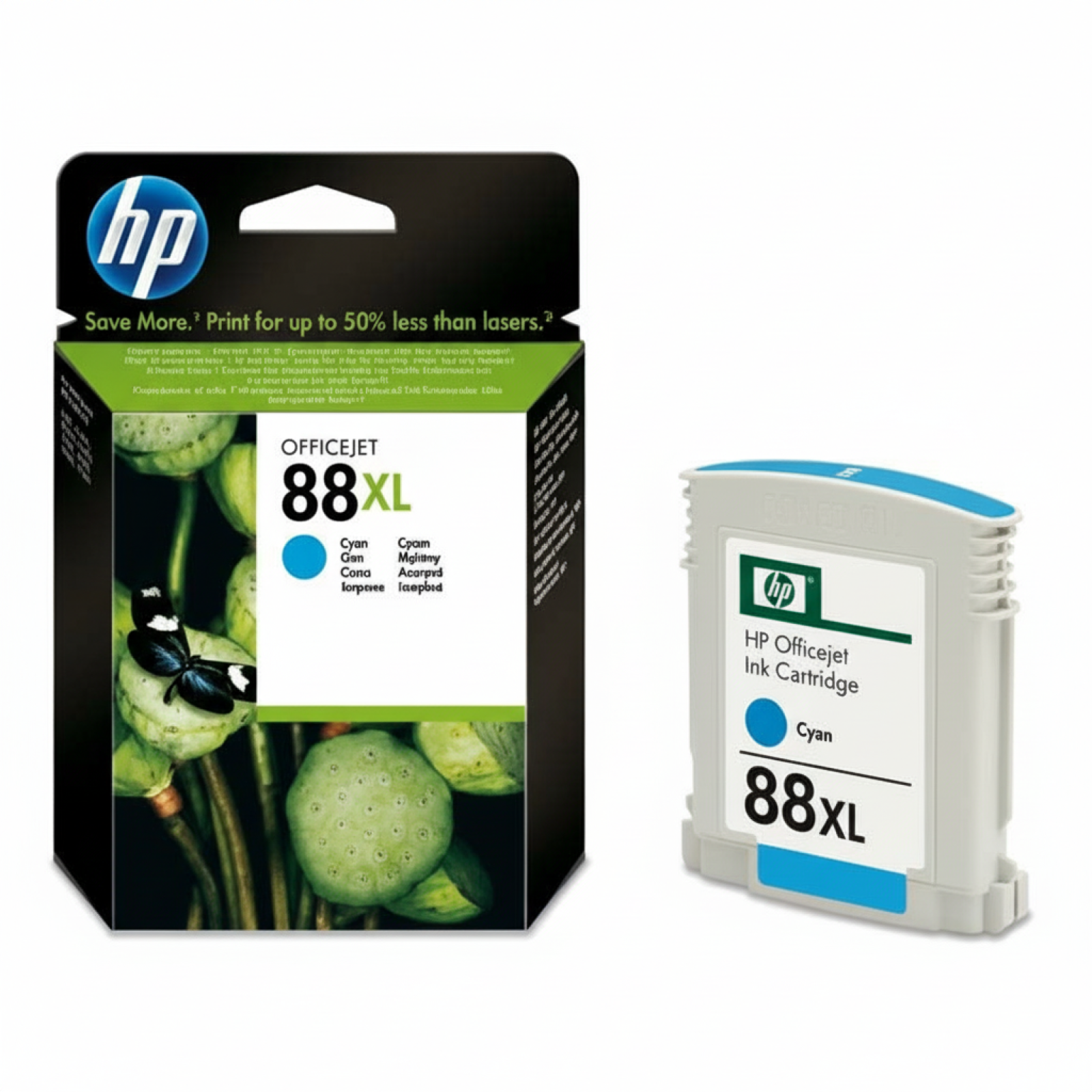 Original OEM Ink Cartridge HP 88 XL (C9391AE) (Cyan)