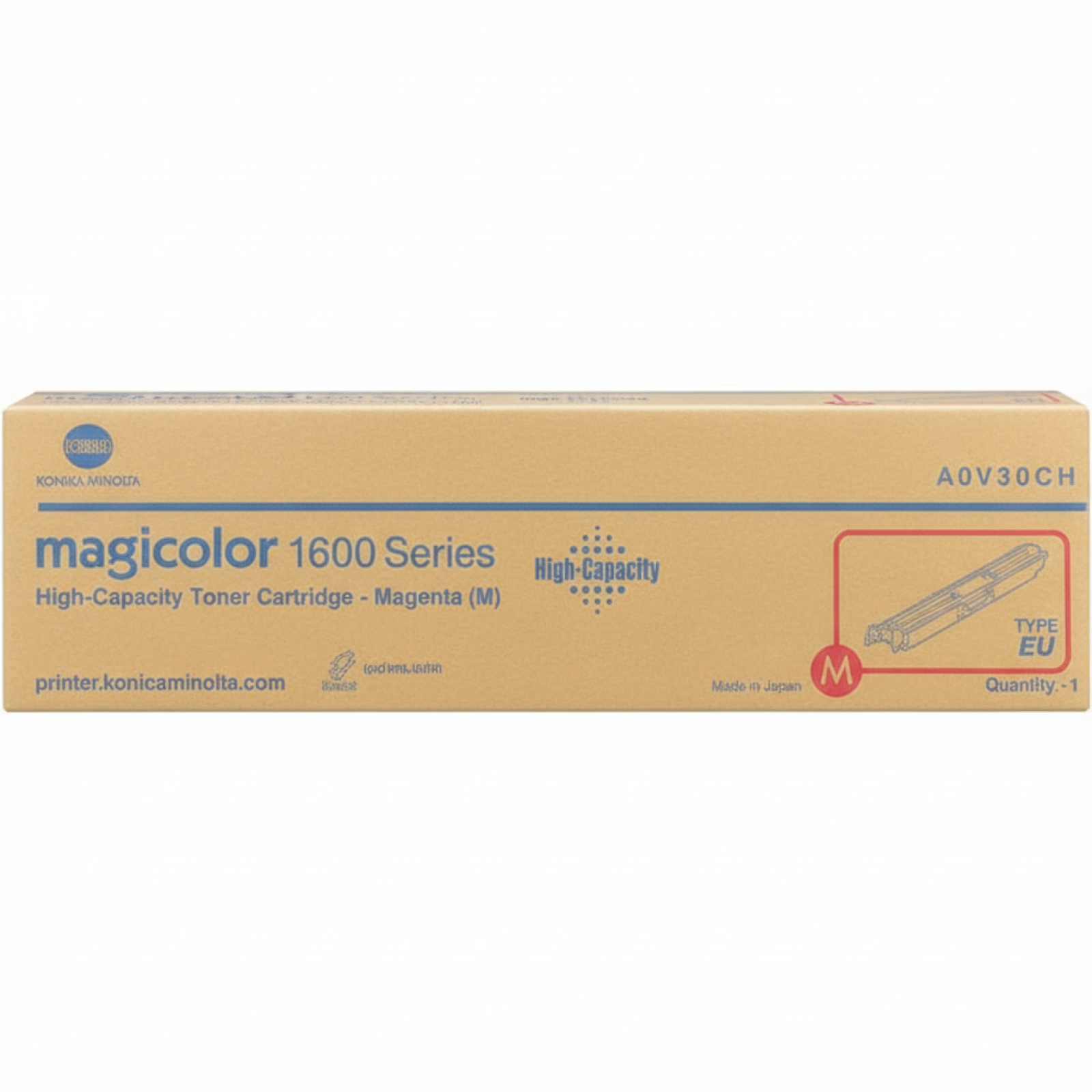 Original OEM Toner KM MC 1600W 1690MF (A0V30CH) (Magenta)
