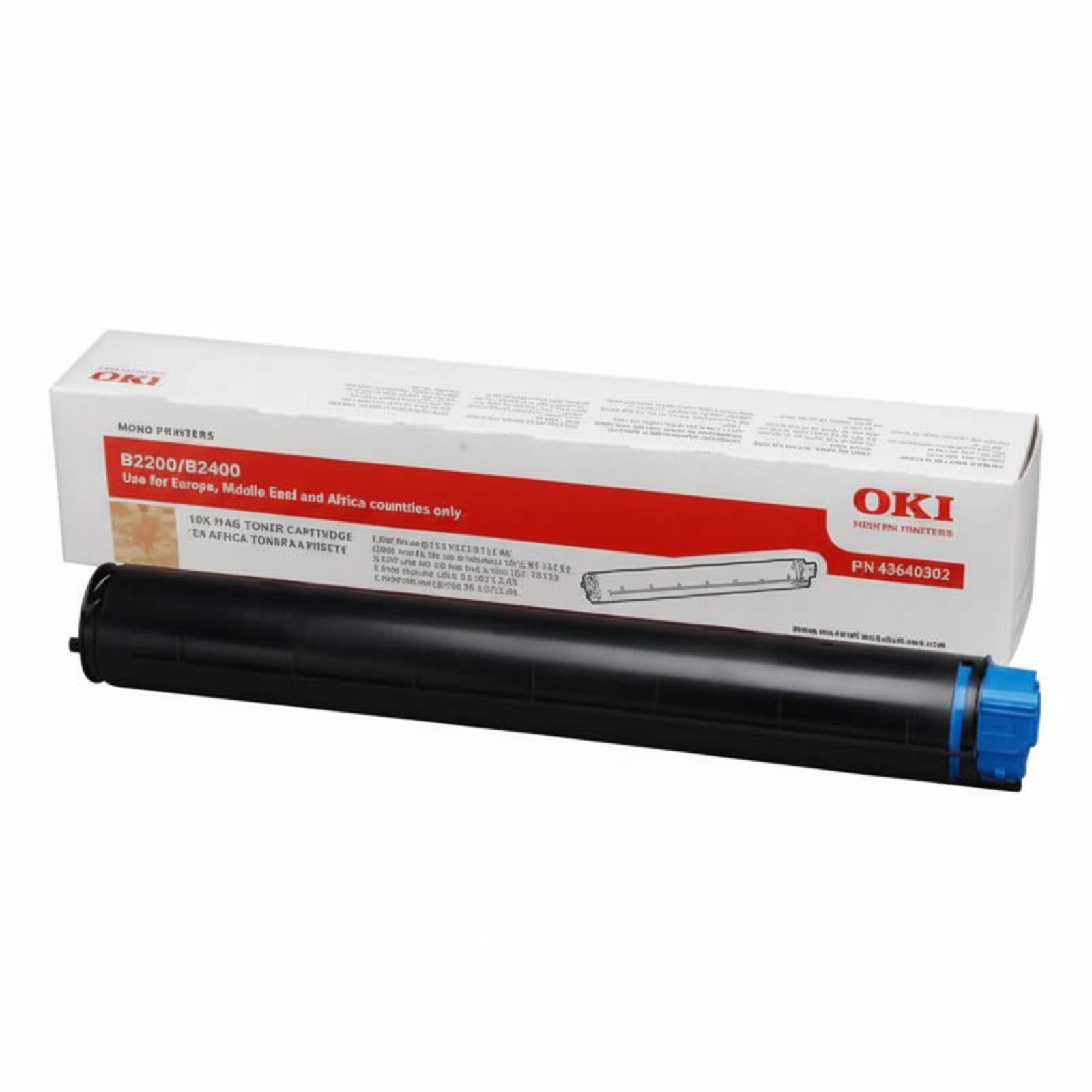 Original OEM Toner Oki B2200 2400 (43640302) (Black)