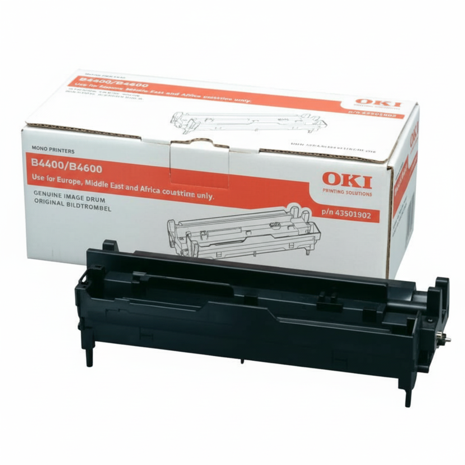 Original OEM Drum Unit Oki B4400 4600 (43501902) (Black)