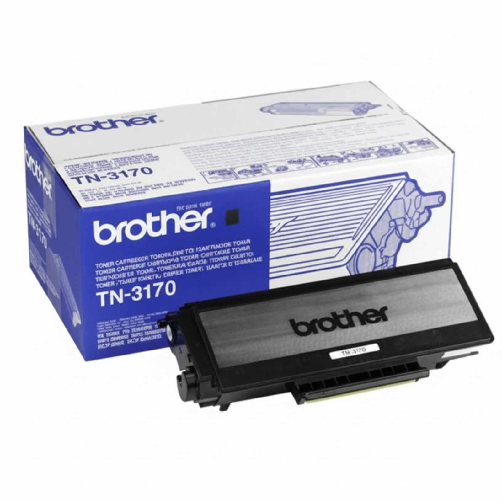 Original OEM Toner Brother TN-3170 (TN3170) (Black)