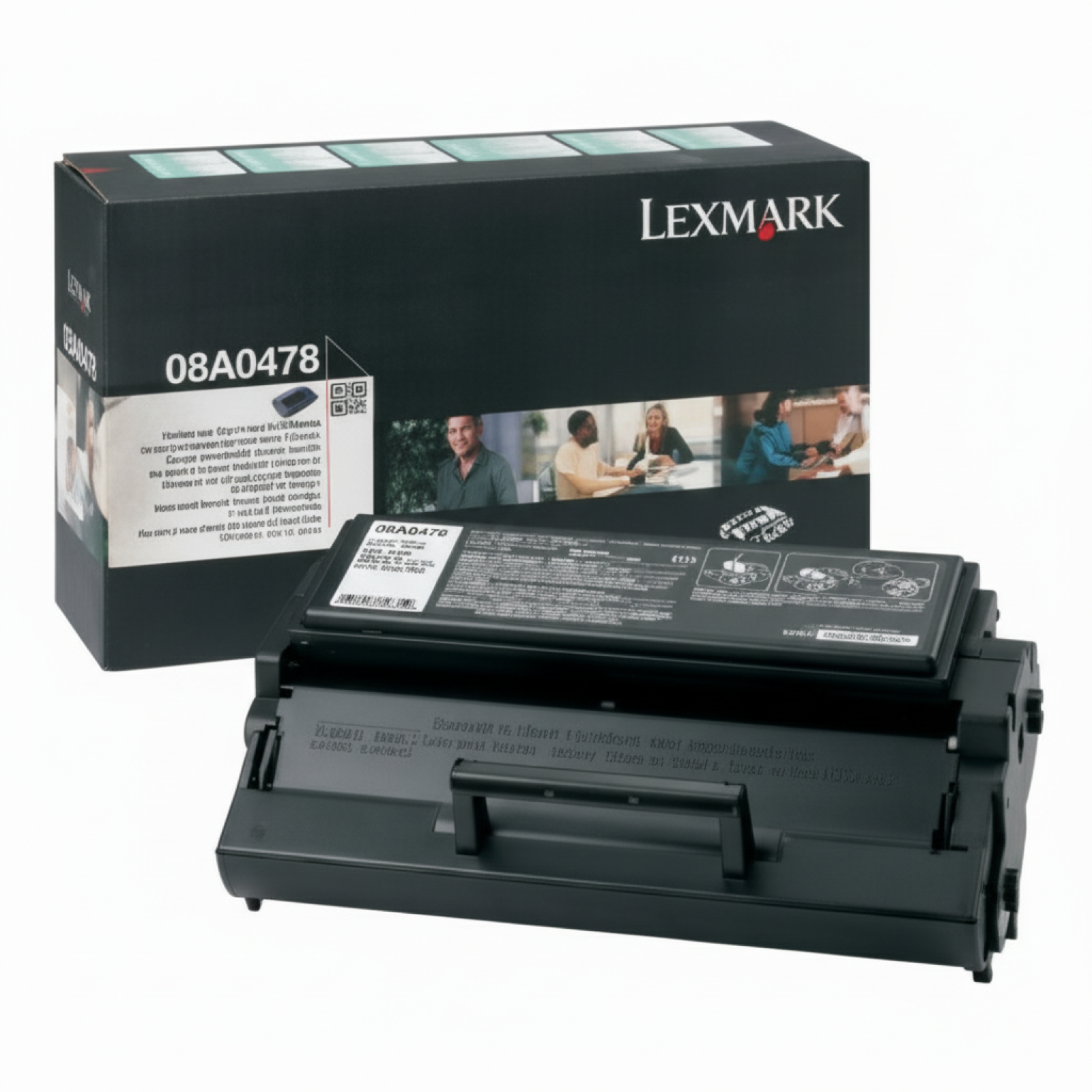 Original OEM Toner Lexmark 8A0478 (8A0478) (Black)