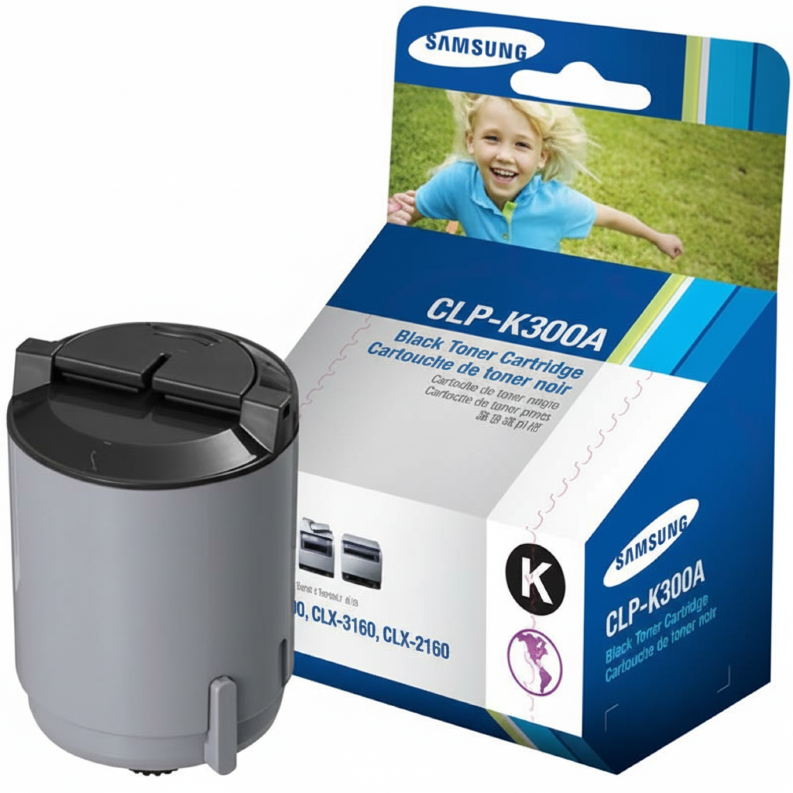 Original OEM Toner Samsung CLP-K300A (CLP-K300A) (Black)