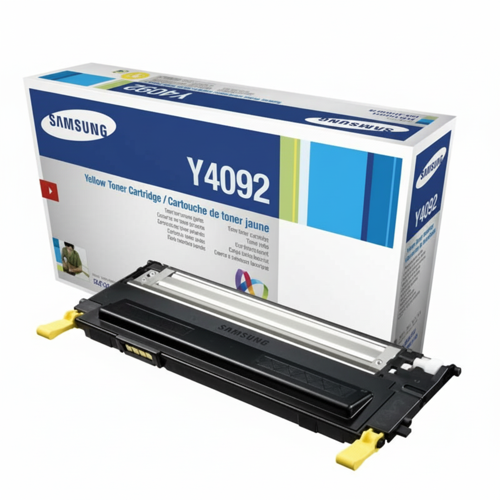 Original OEM Toner Samsung CLT-Y4092S (SU482A) (Yellow)