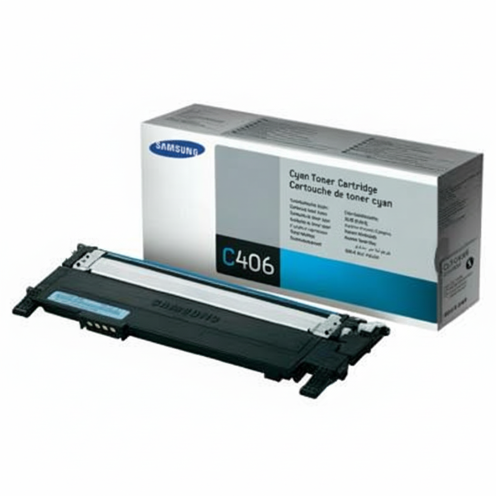 Original OEM Toner Samsung CLT-C406S (ST984A) (Cyan)