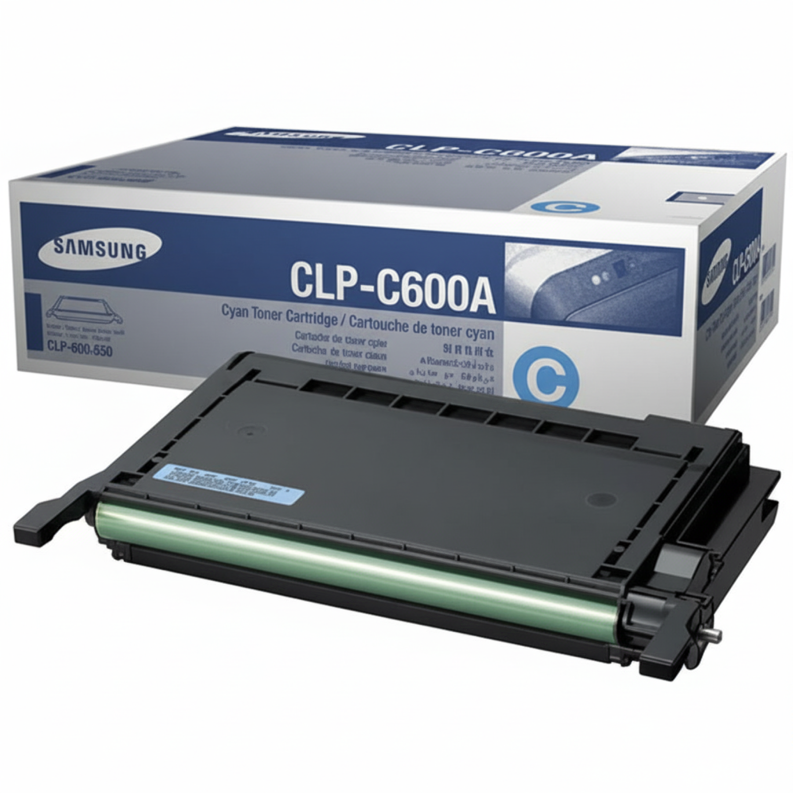 Original OEM Toner Samsung CLP-C600A (CLP-C600A) (Cyan)