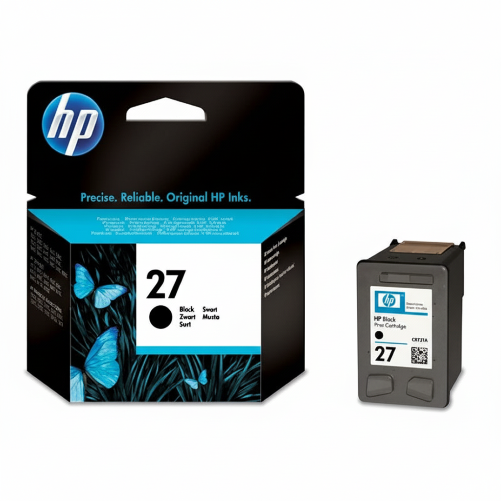 Original OEM Ink Cartridge HP 27 (C8727AE) (Black)