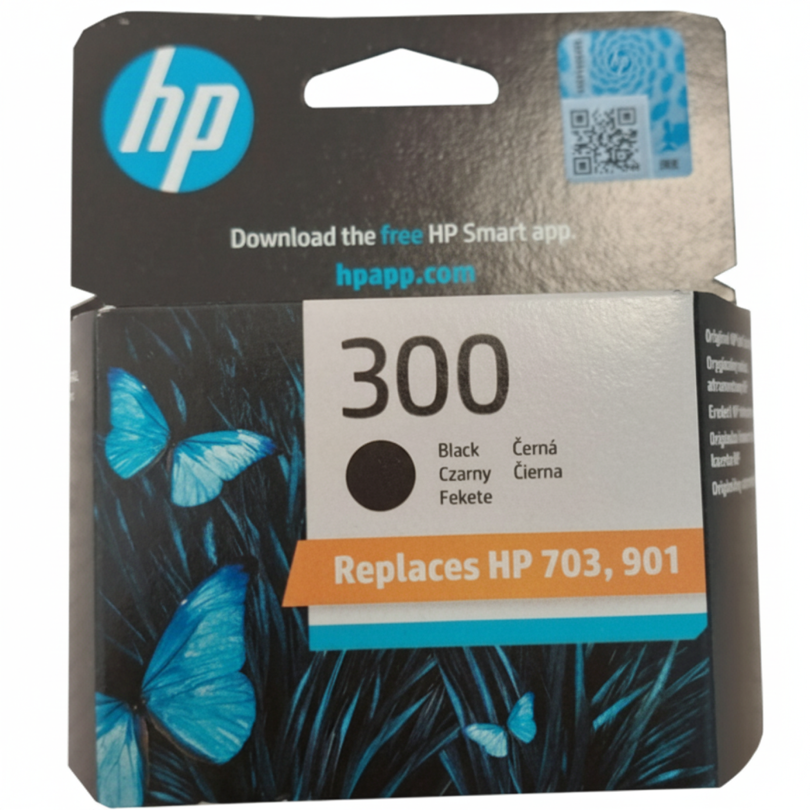 Original OEM Ink Cartridge HP 300 (CC640EE) (Black)