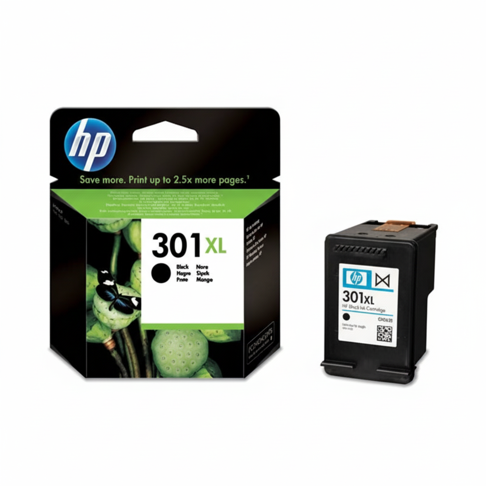 Original OEM Ink Cartridge HP 301 XL (CH563EE) (Black)