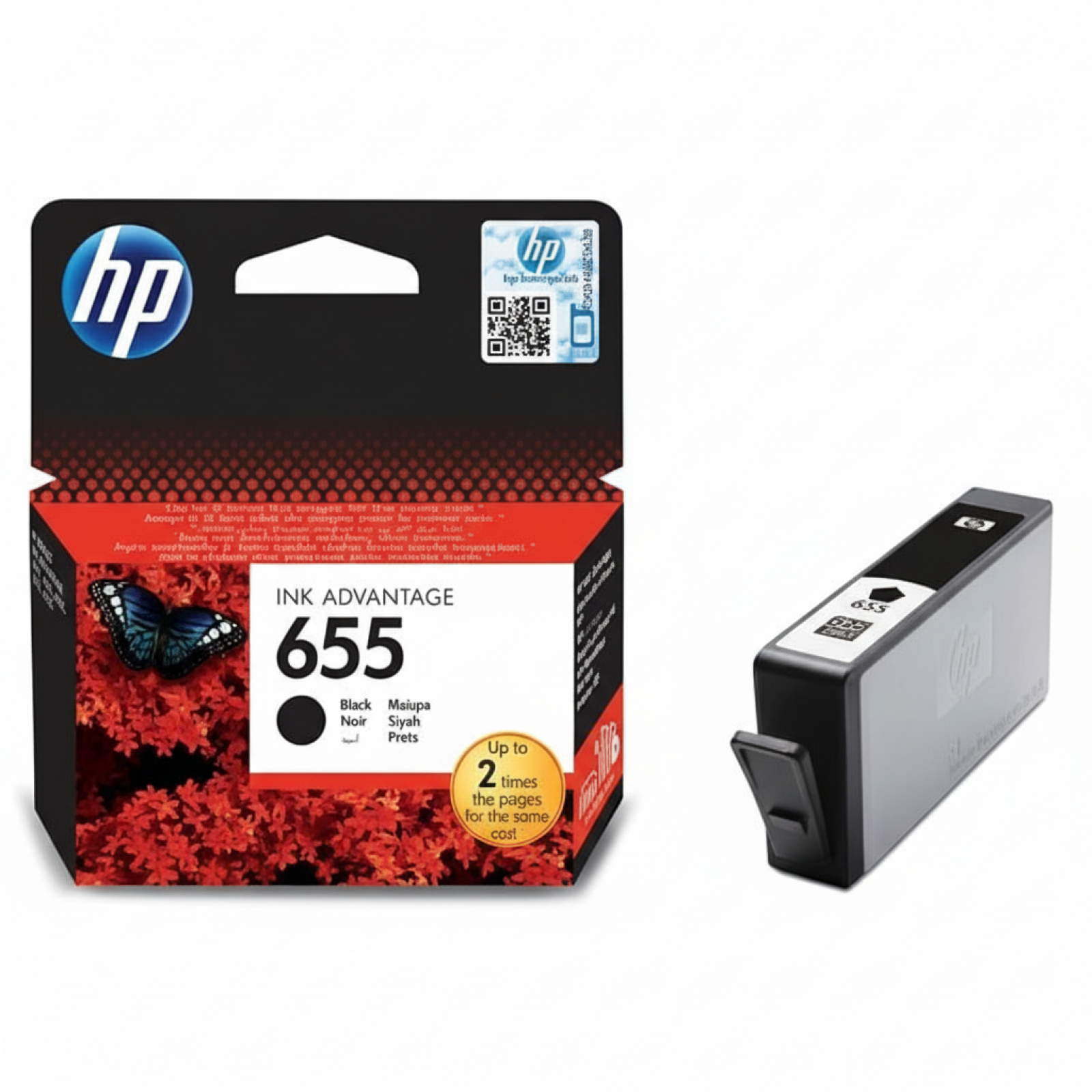 Original OEM Ink Cartridge HP 655 (CZ109AE) (Black)