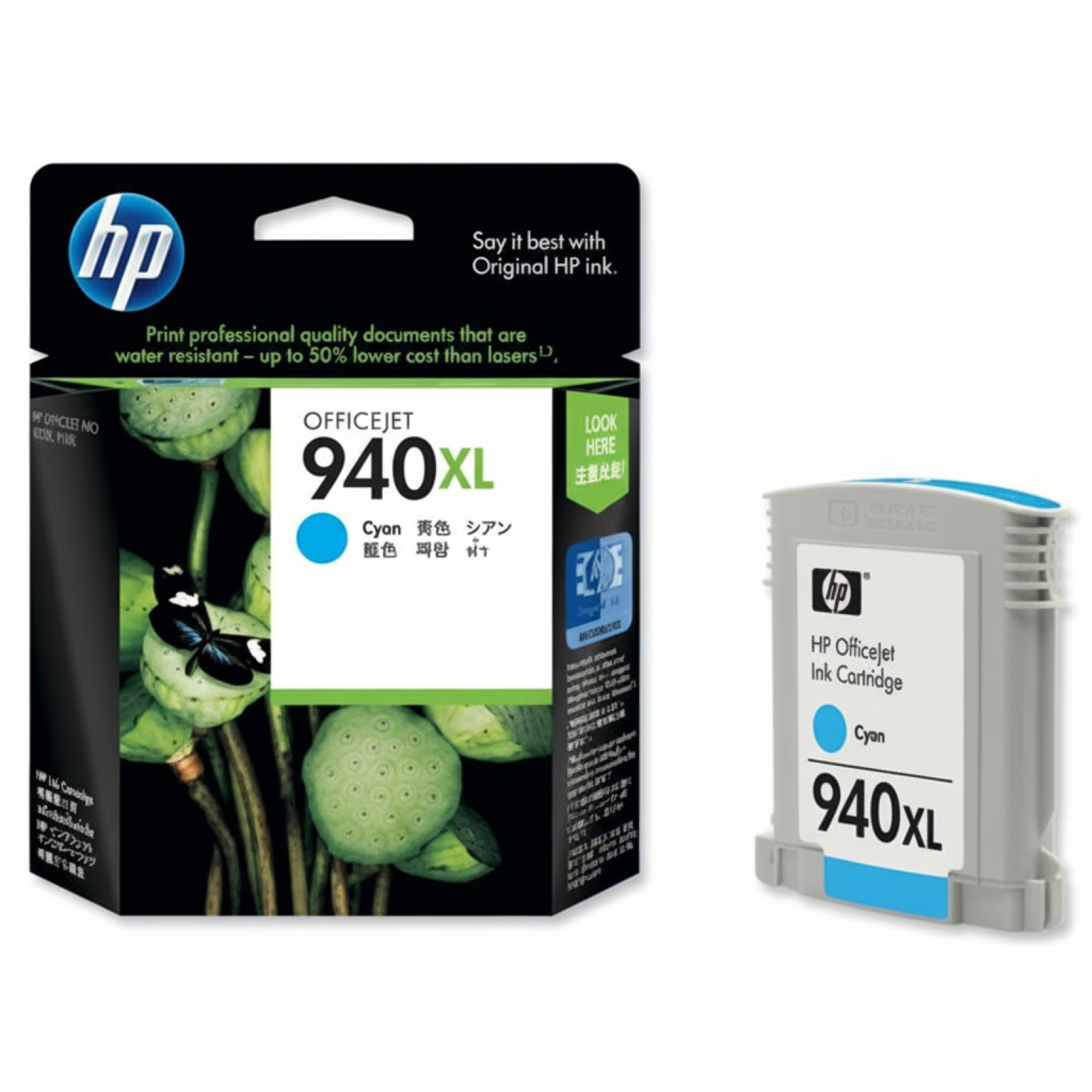 Original OEM Ink Cartridge HP 940 XL (C4907AE) (Cyan)