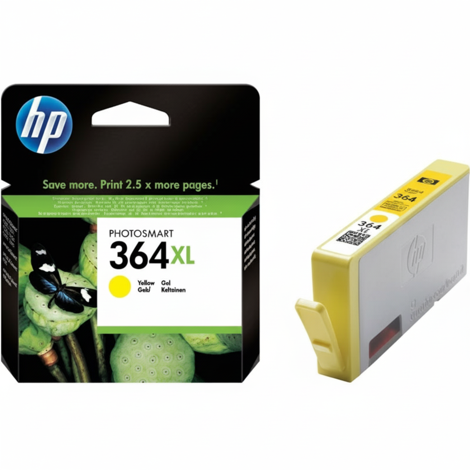 Original OEM Ink Cartridge HP 364 XL (CB325EE) (Yellow)