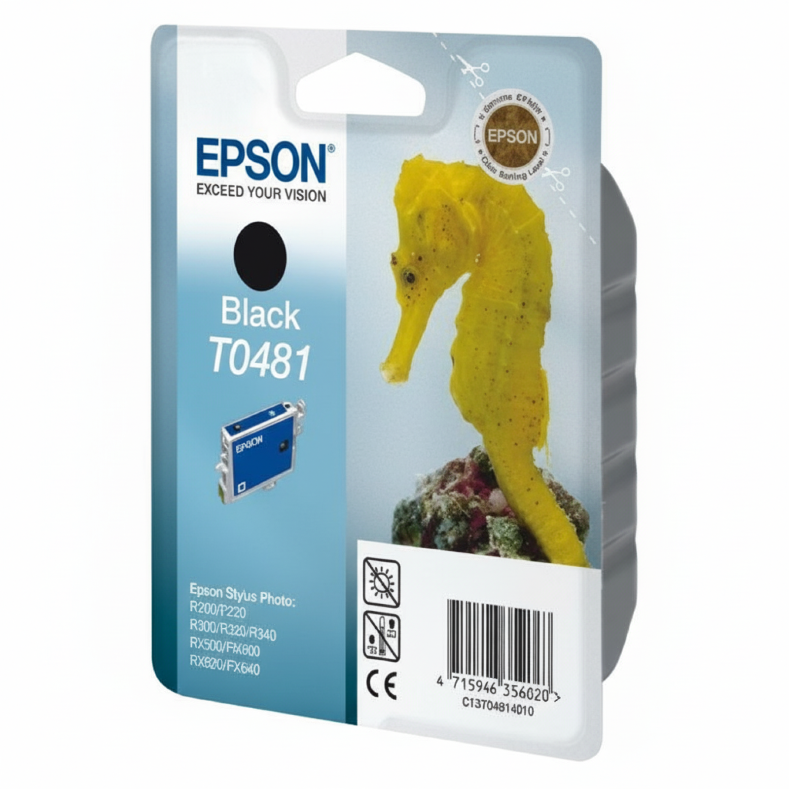 Original OEM Ink Cartridge Epson T0481 (C13T04814010) (Black)