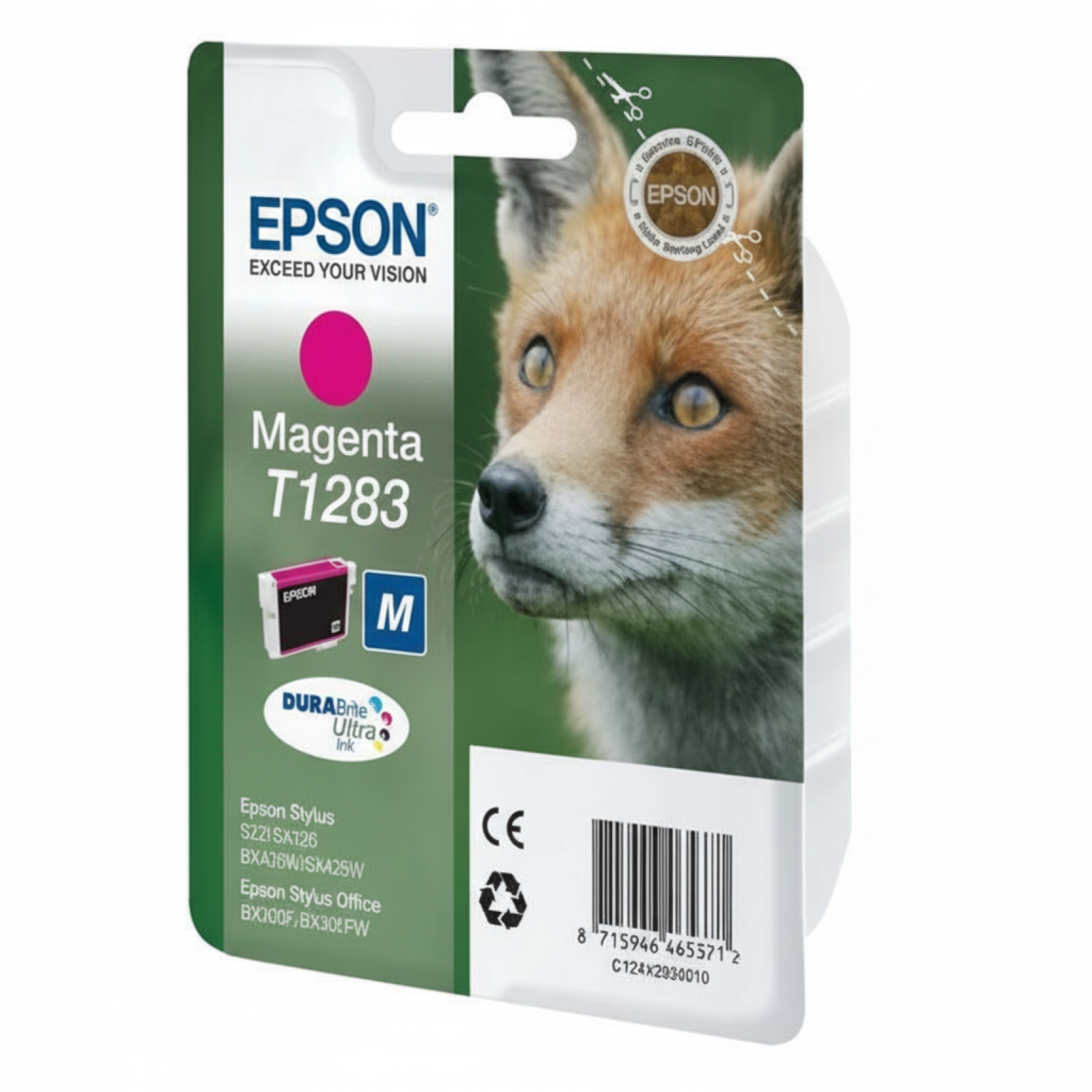 Original OEM Ink Cartridge Epson T1283 (C13T12834010) (Magenta)