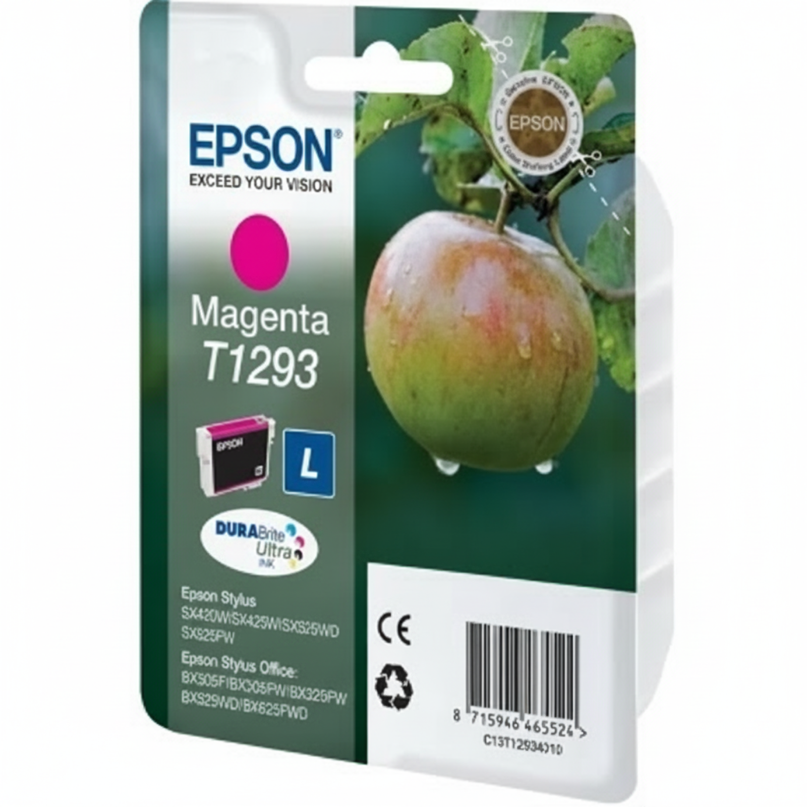 Original OEM Ink Cartridge Epson T1293 (C13T12934010) (Magenta)