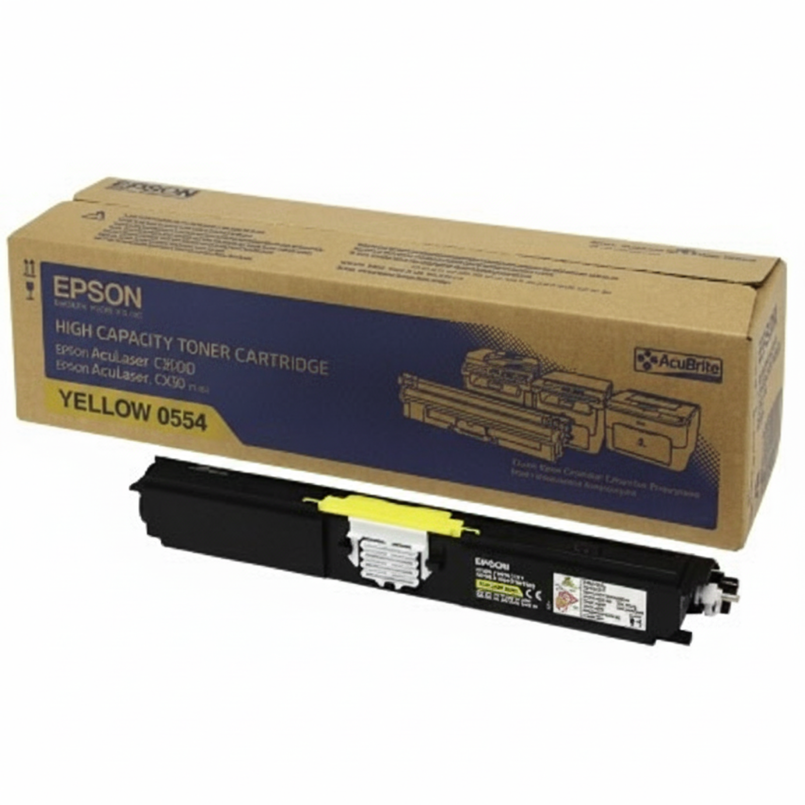Original OEM Toner Epson C1600 CX16 (C13S050554) (Yellow)