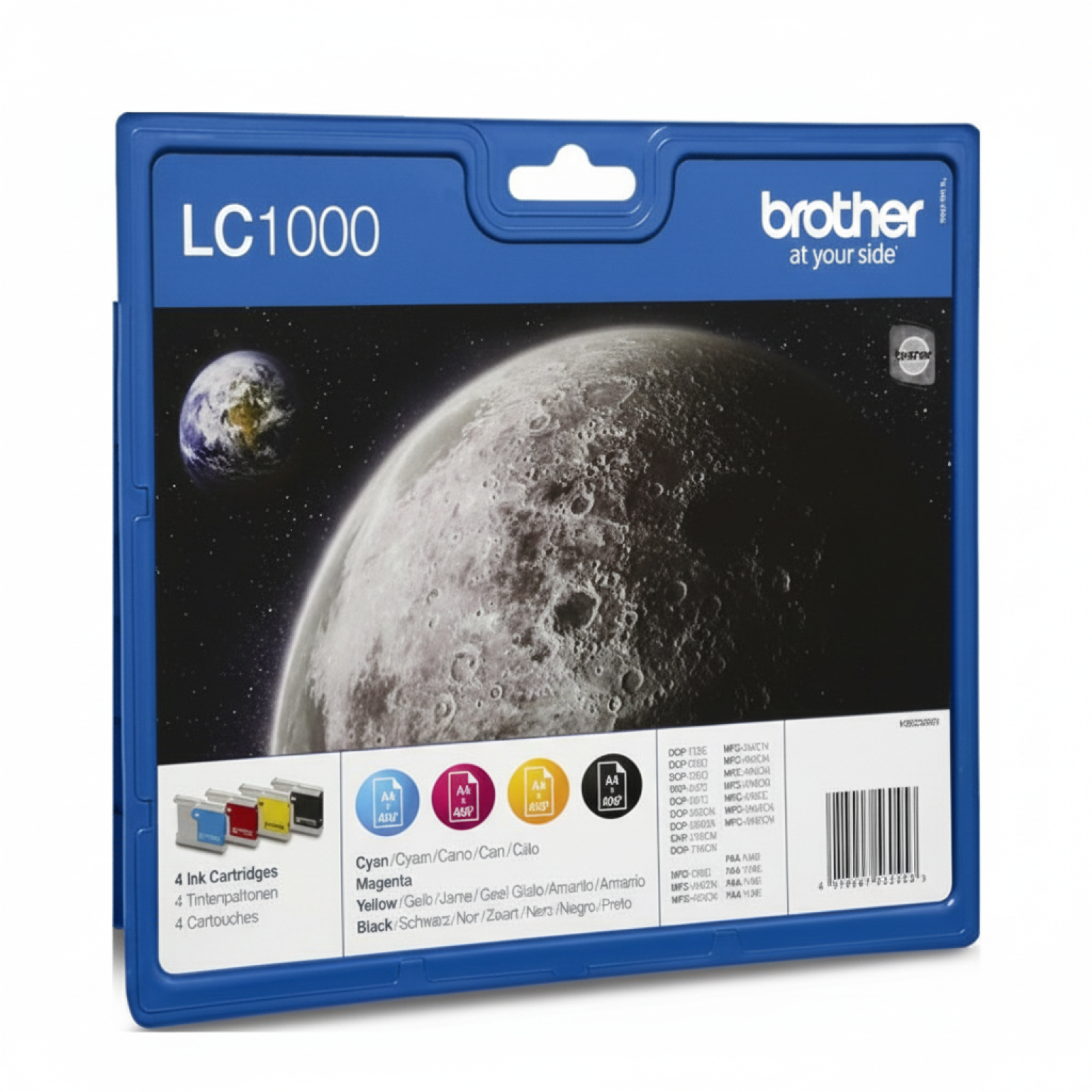 Original OEM Ink Cartridges Brother LC-1000 CMYK (LC1000VALBP) (multi pack)
