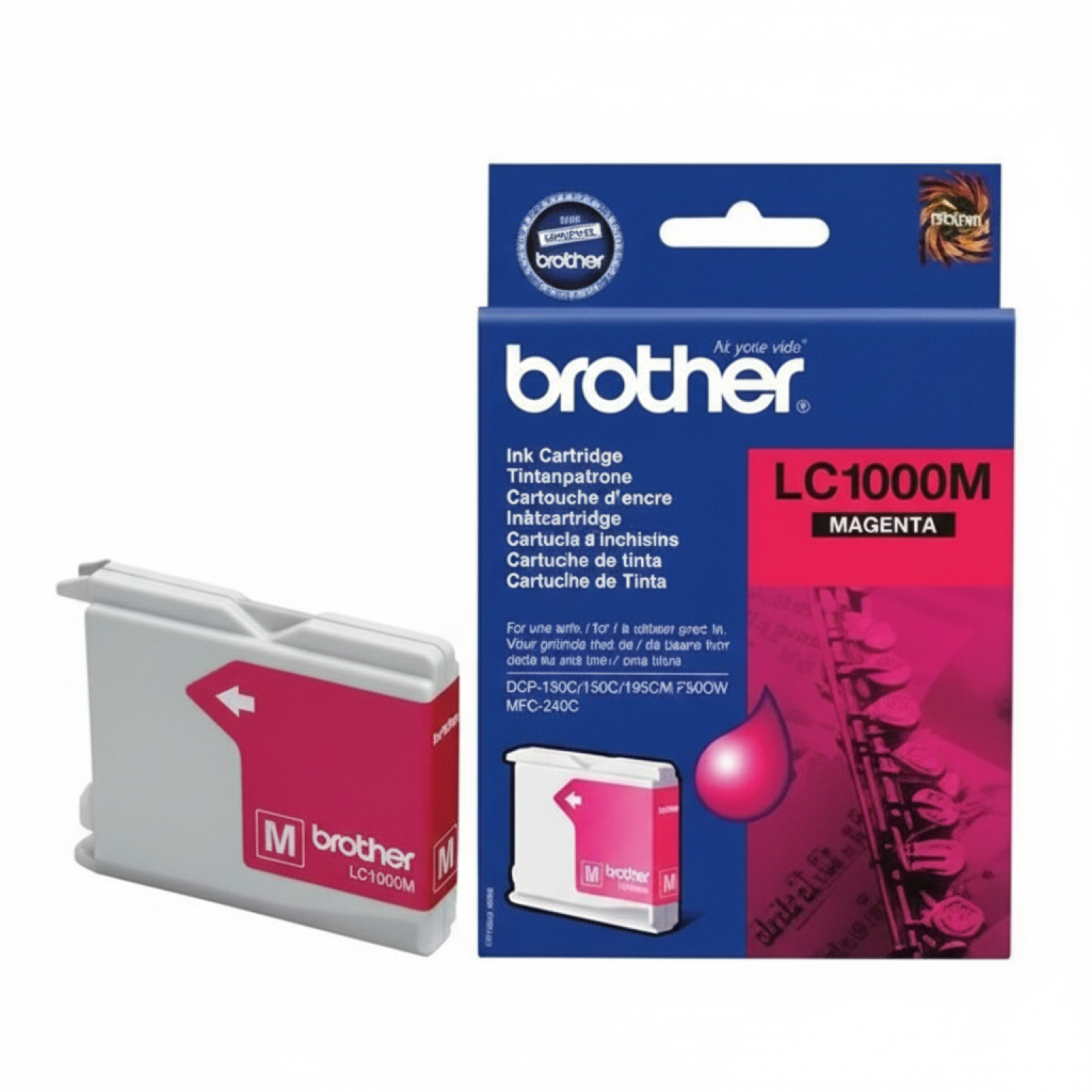 Original OEM Ink Cartridge Brother LC-1000 M (LC1000M) (Magenta)
