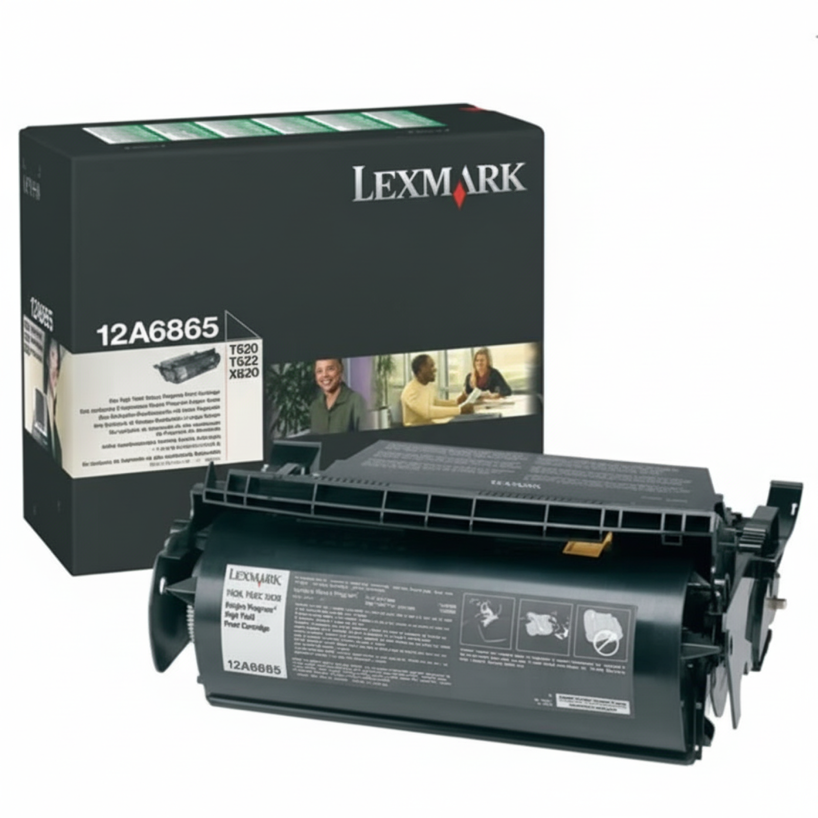Original OEM Toner Lexmark 12A6865 (12A6865) (Black)