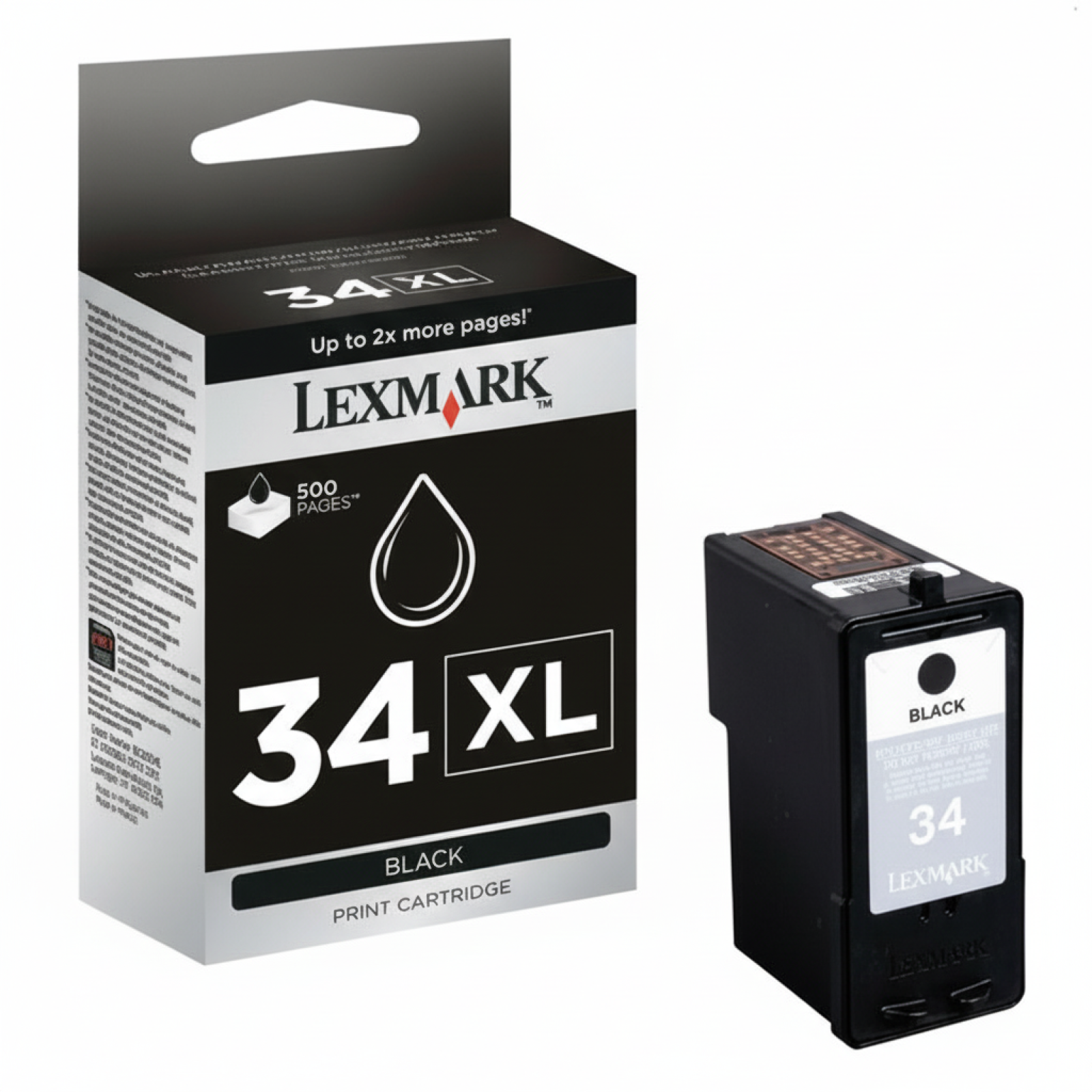 Original OEM Ink Cartridge Lexmark 34 XL (18C0034E) (Black)