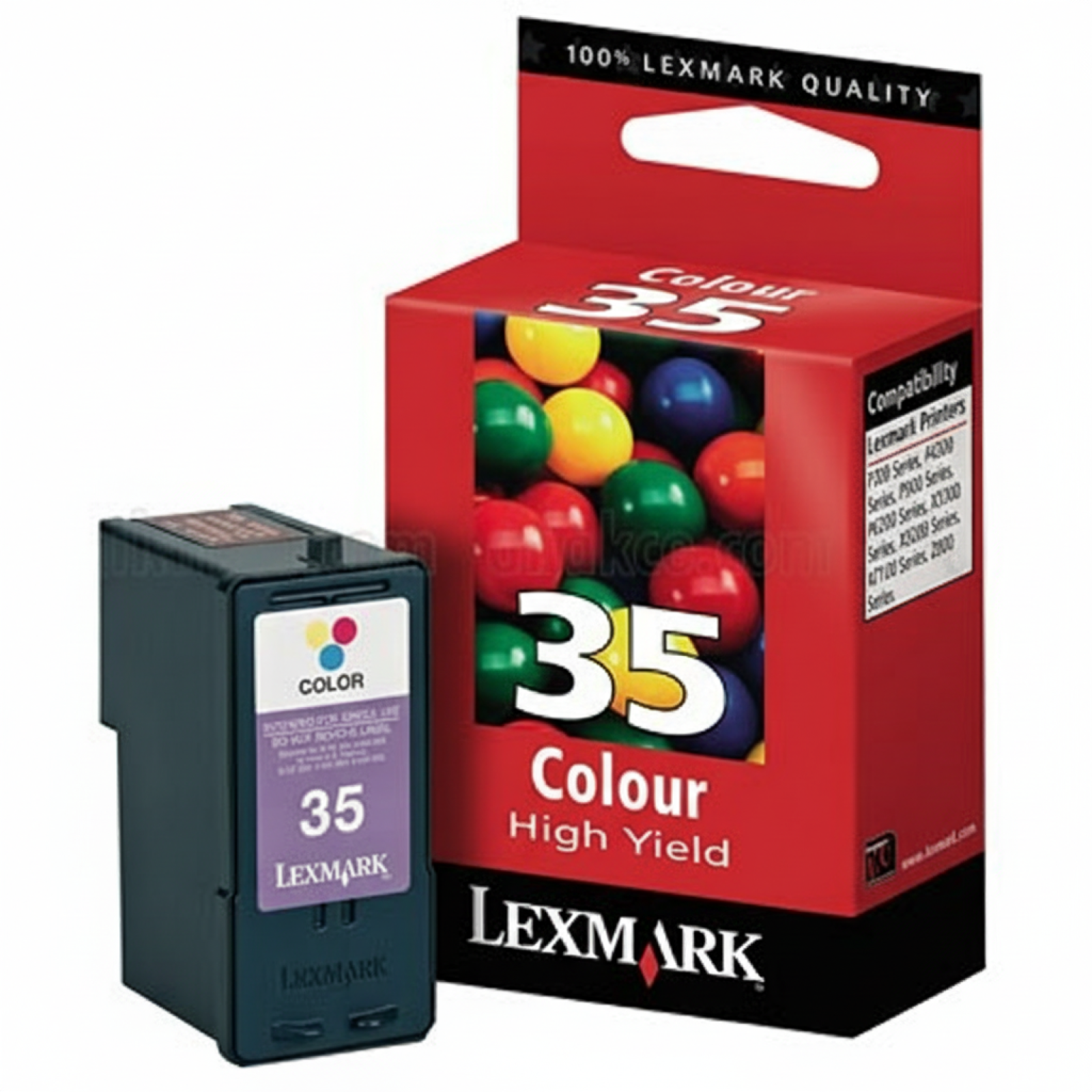 Original OEM Ink Cartridge Lexmark 35 (18C0035E) (Color)