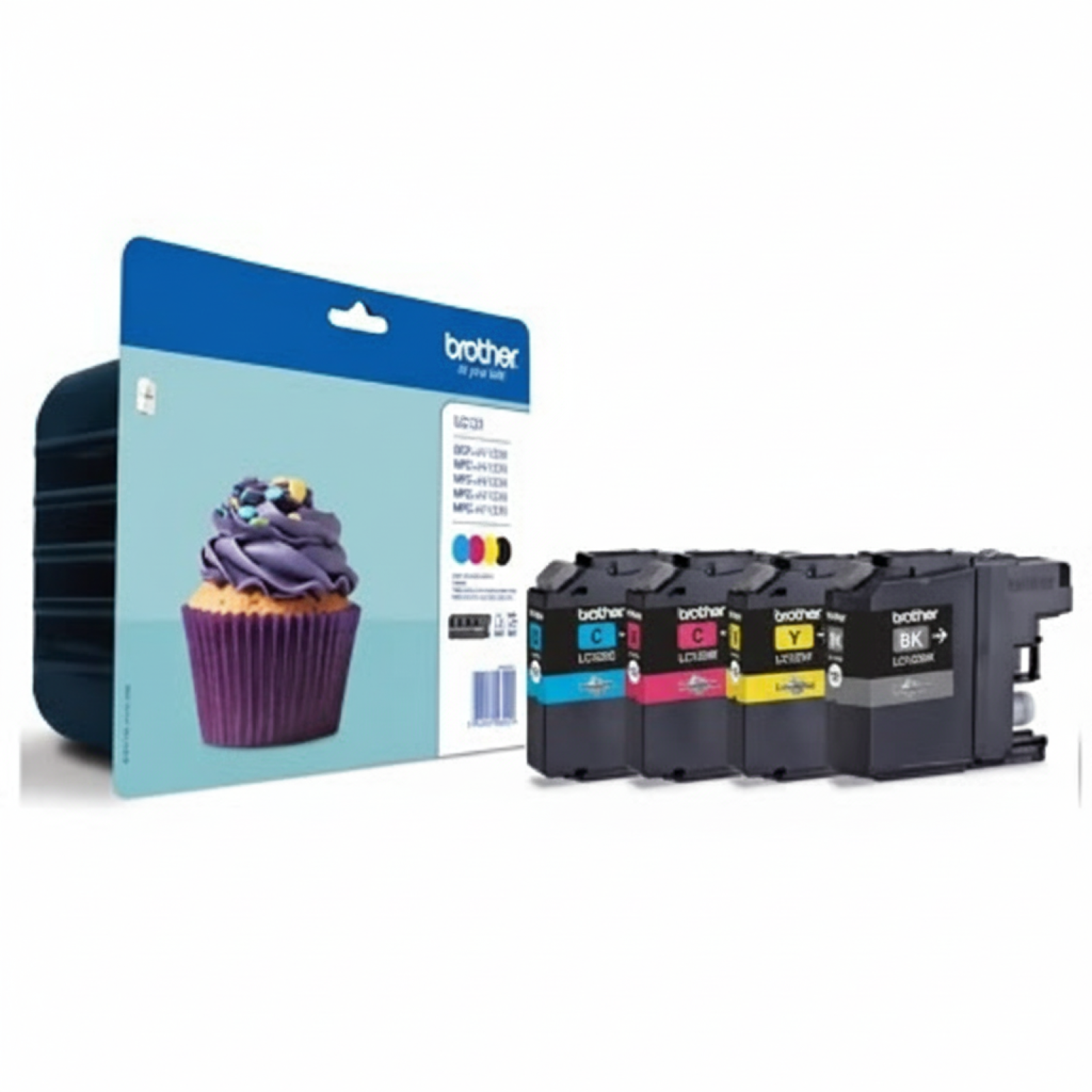 Original OEM Ink Cartridges Brother LC-123 CMYK (LC-123VALBP) (multi pack)