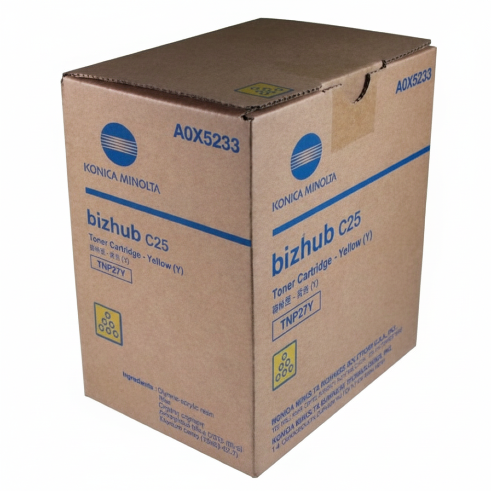 Original OEM Toner KM TNP-27Y (A0X5253) (Yellow)