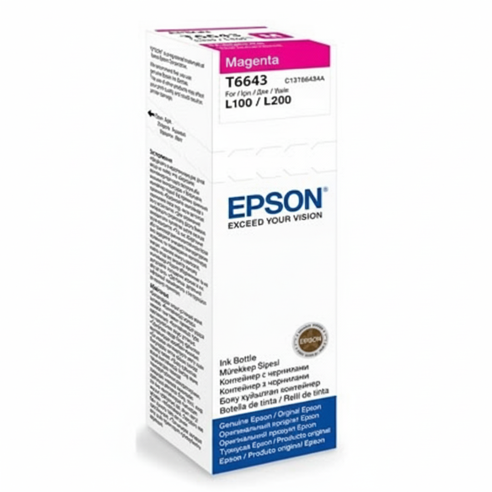Original OEM Ink Cartridge Epson T6643 (C13T66434) (Magenta)
